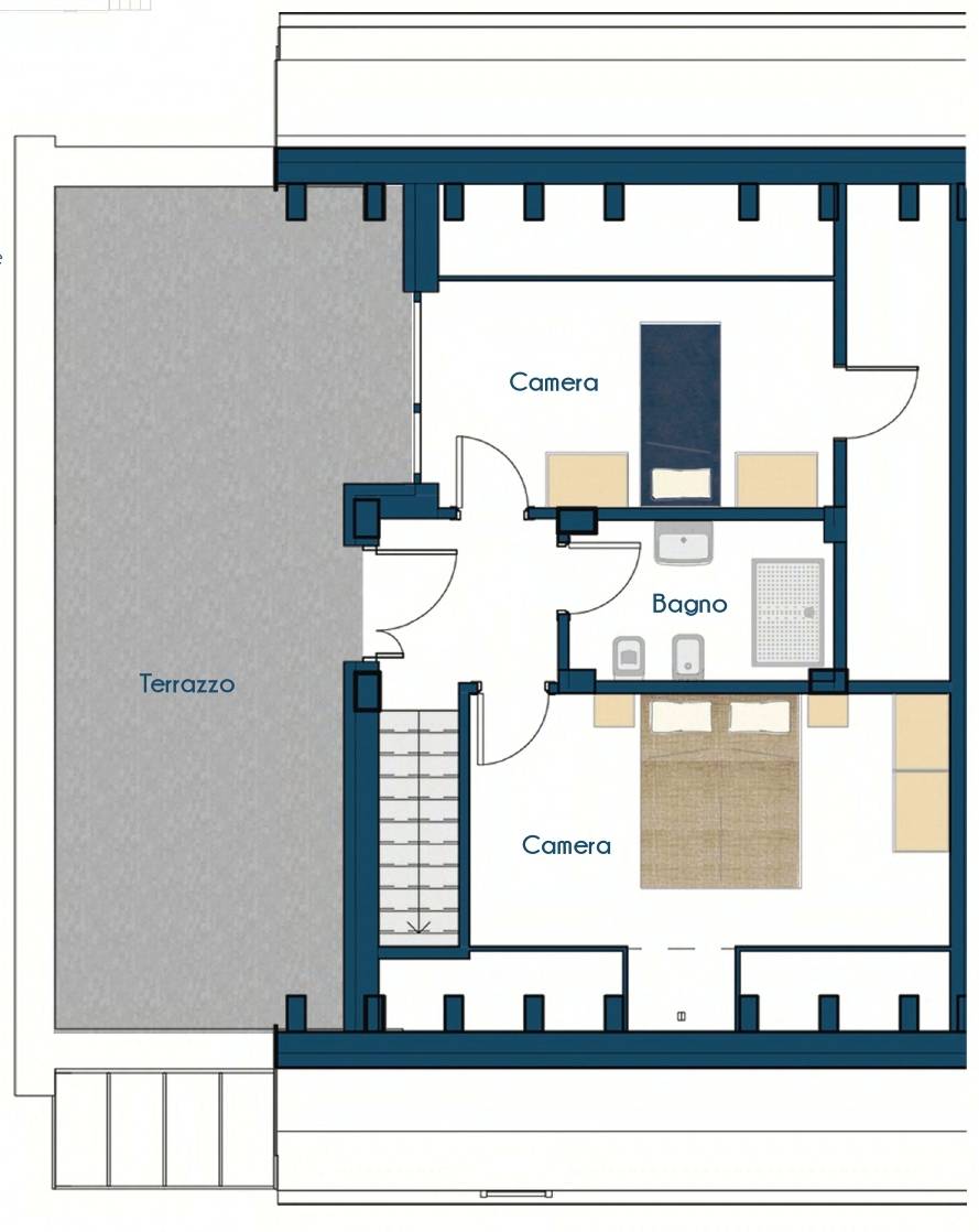 Immagine 45 di Appartamento in vendita  in via generale dalla chiesa 8 a San Maurizio Canavese