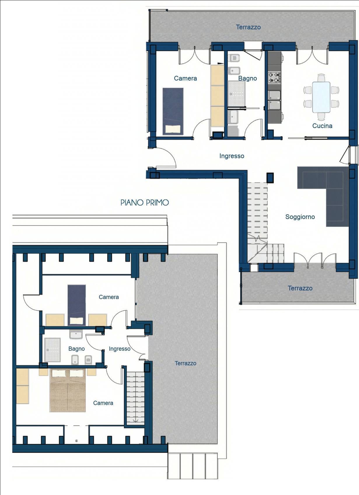 Immagine 46 di Appartamento in vendita  in Viale Europa a San Maurizio Canavese