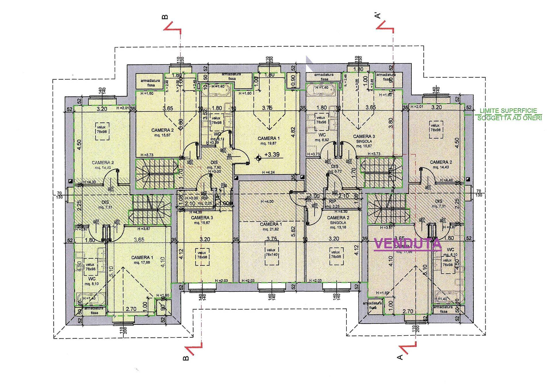 Immagine 37 di Villa in vendita  in VIA MARTIRI DELLA LIBERTA' 15 a San Maurizio Canavese