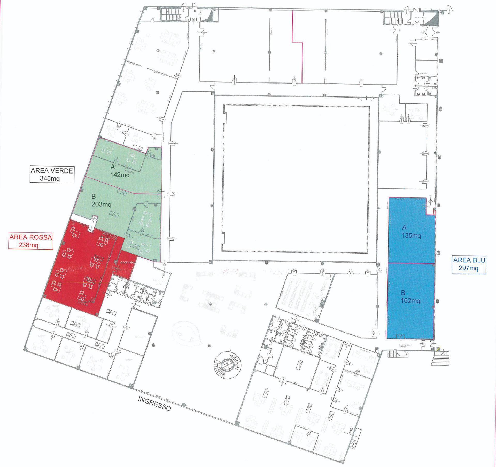 Immagine 2 di Ufficio in affitto  in Via Tetti Dell'Oleo a Borgaro Torinese