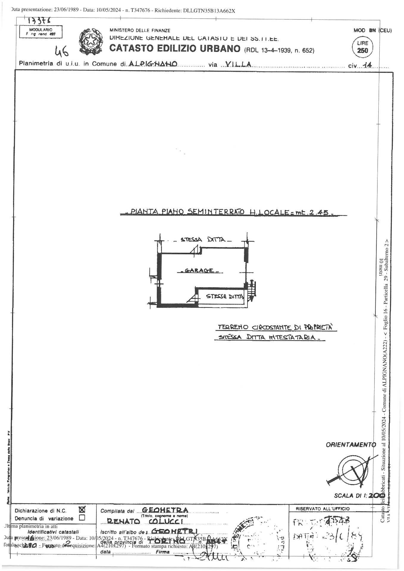 Immagine 59 di Villa in vendita  in Via Villa 14 a Alpignano