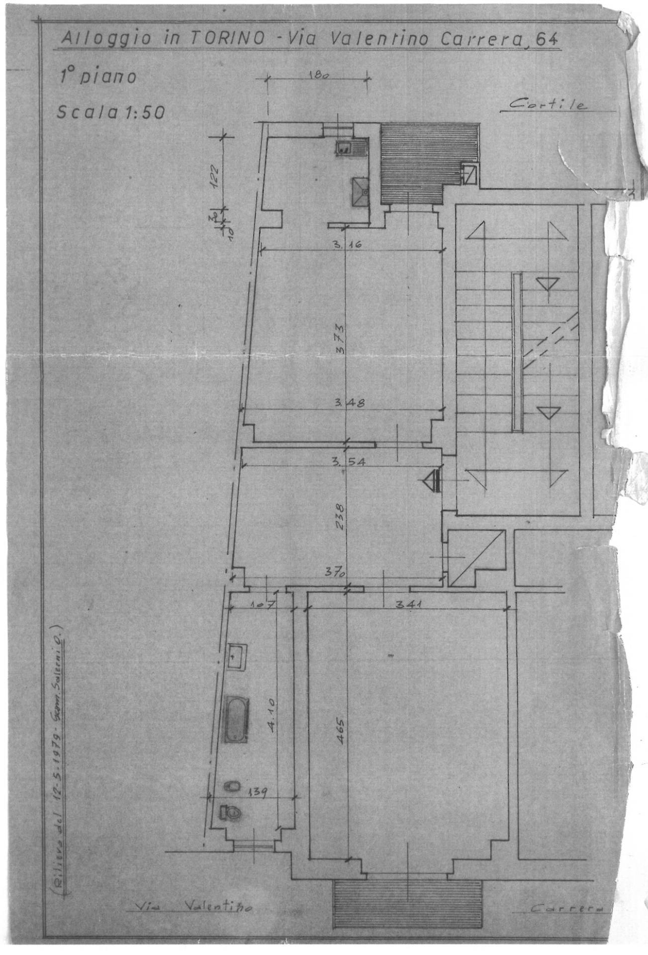Immagine 24 di Appartamento in vendita  in Via Valentino Carrera 64 a Torino