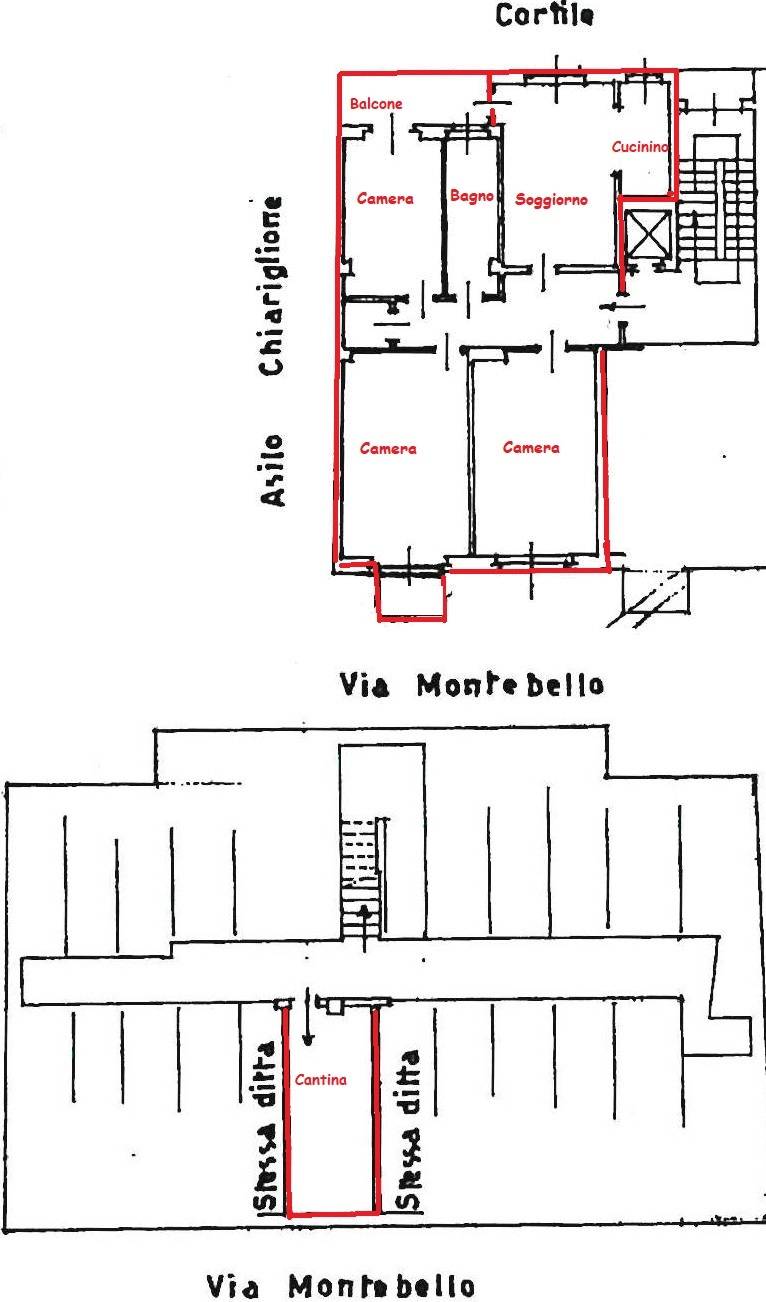 Immagine 24 di Appartamento in vendita  in VIA MONTEBELLO 20 a Ala Di Stura