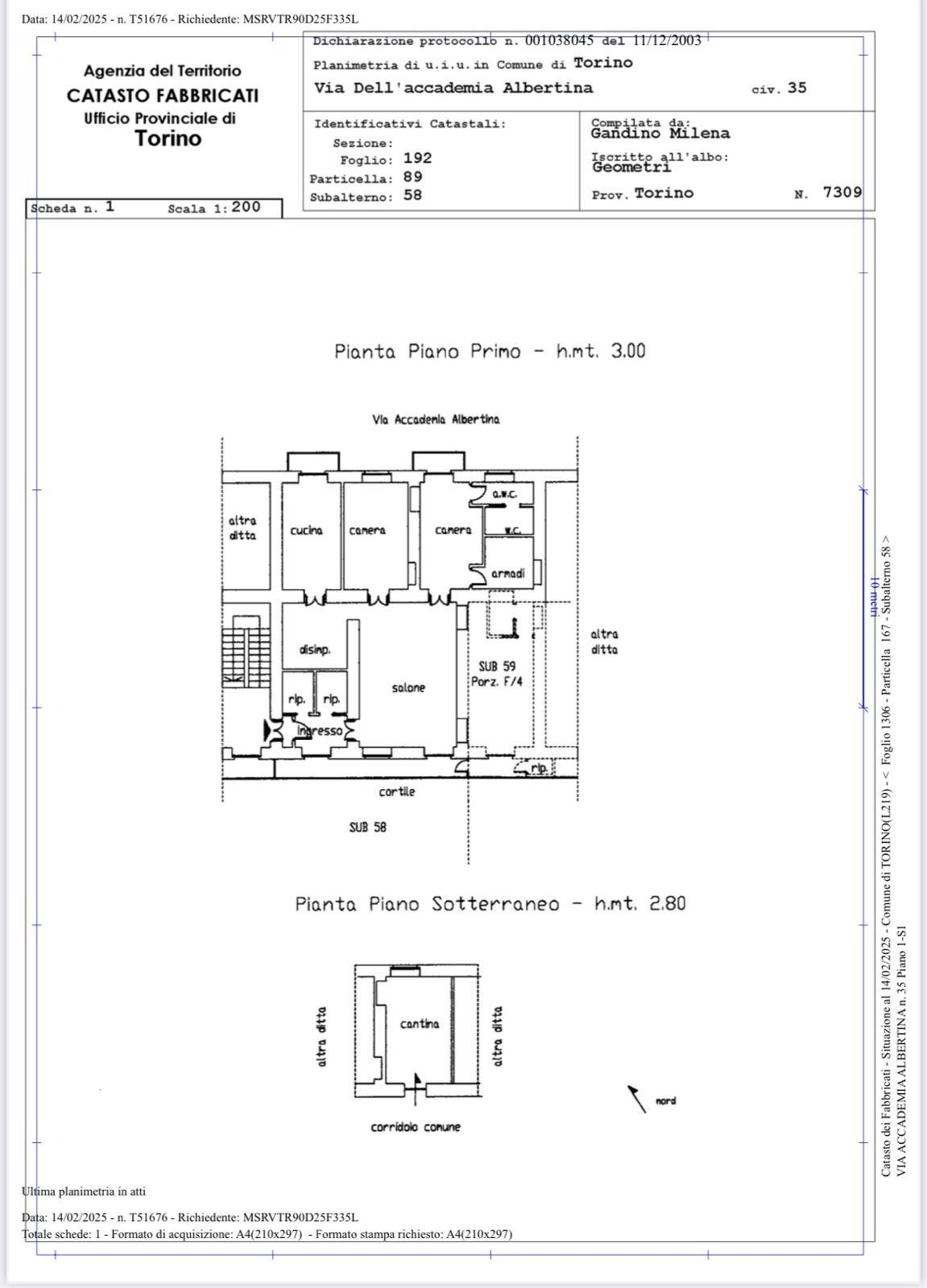Immagine 74 di Appartamento in affitto  in Via Accademia Albertina 35 a Torino