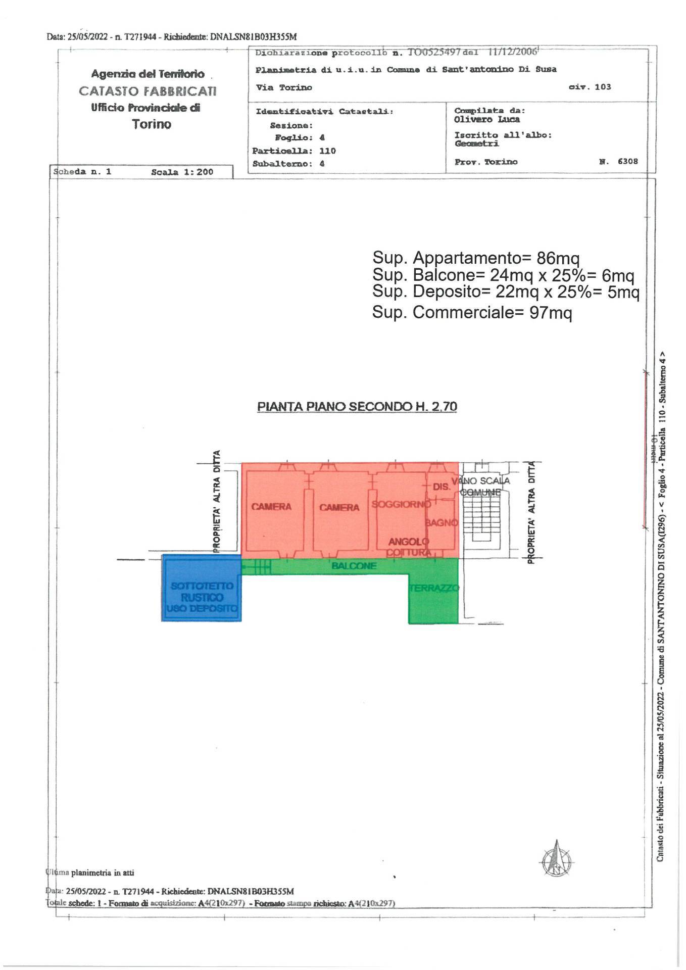 Immagine 27 di Appartamento in vendita  in Via Torino 103 a Borgone Susa