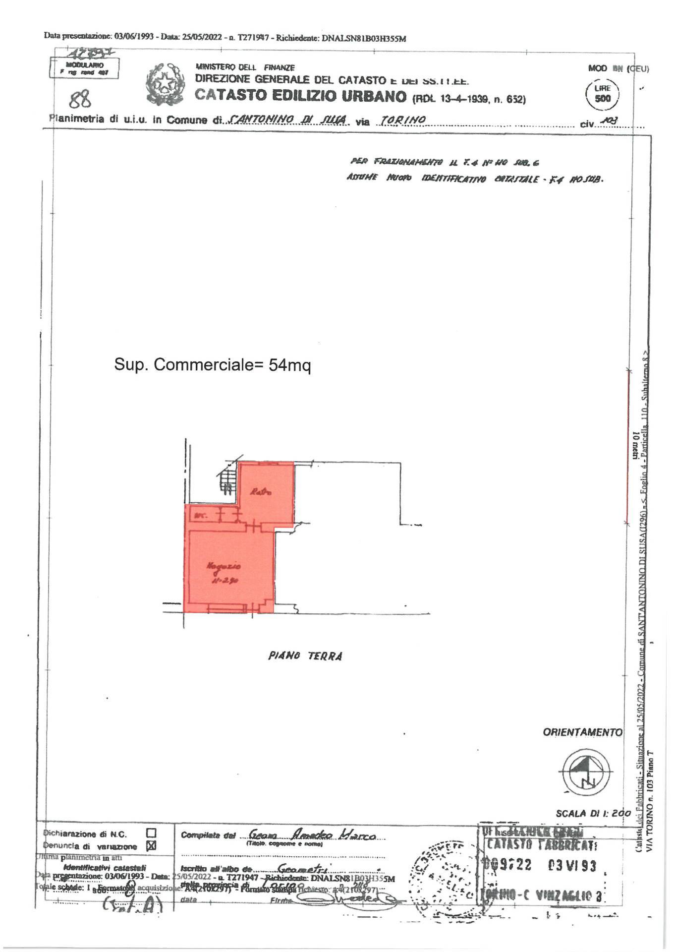 Immagine 4 di Locale commerciale in vendita  in Via Torino 103 a Borgone Susa