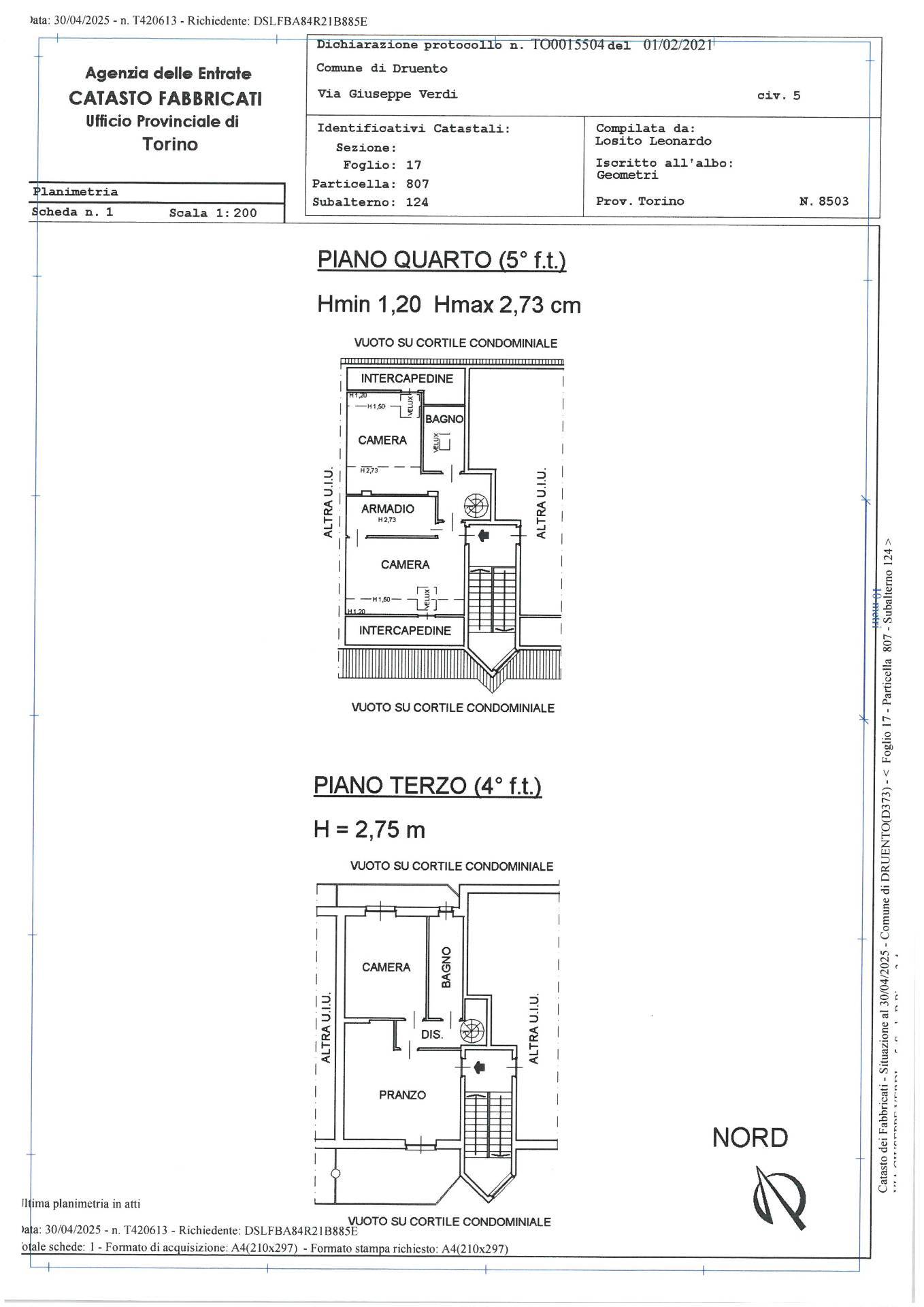 Immagine 56 di Appartamento in vendita  in Via Verdi 5 a Almese