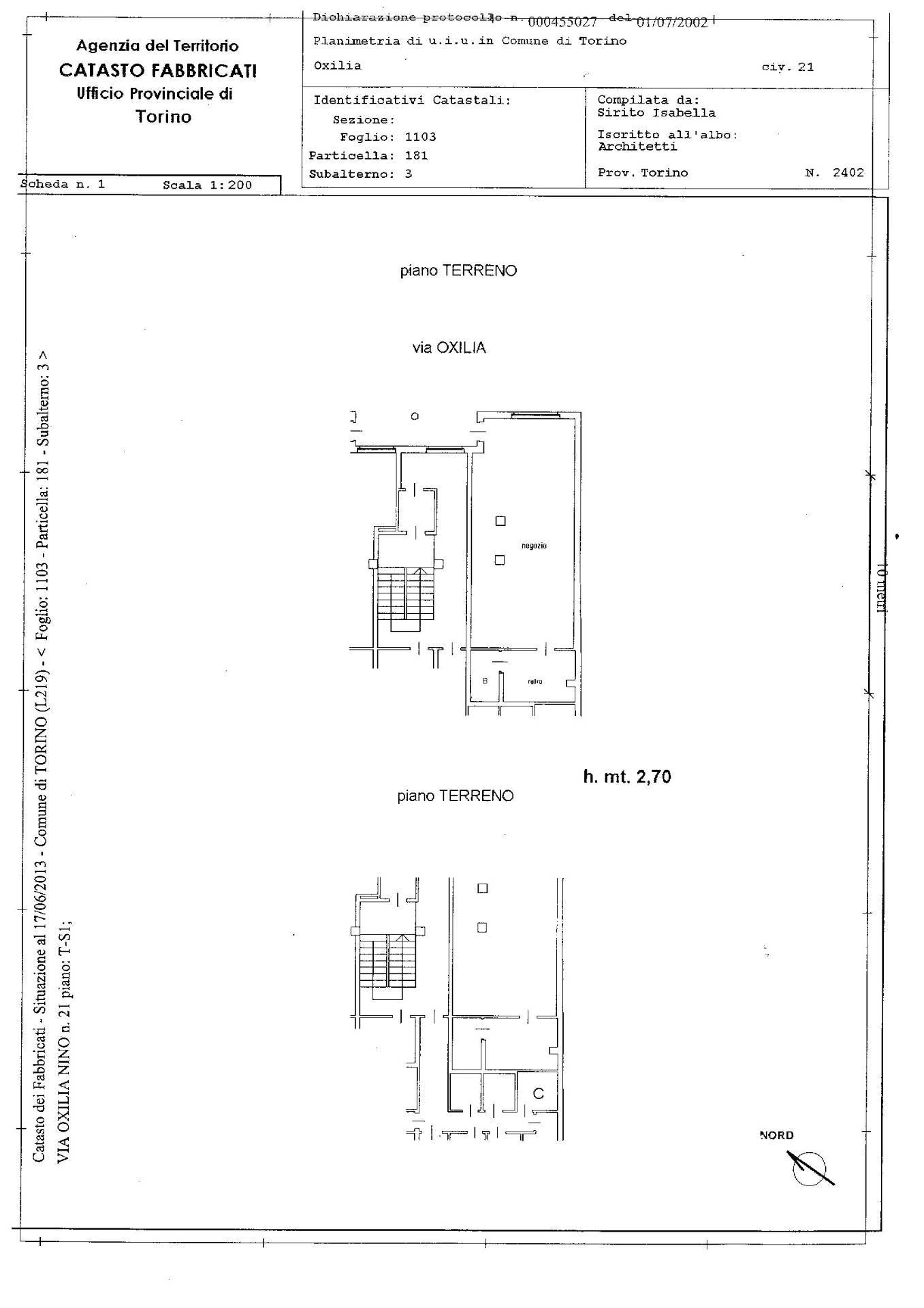 Immagine 16 di Negozio in vendita  in Via Nino Oxilia 21 a Torino