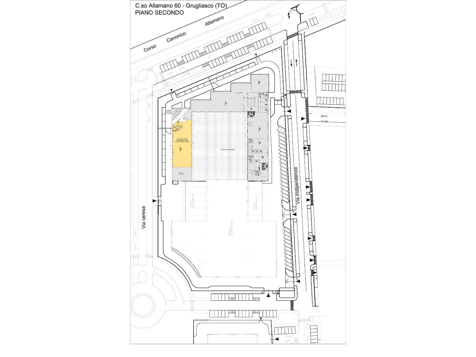 Immagine 12 di Locale commerciale in affitto  in Corso Canonico Giuseppe Allamano 60 a Grugliasco