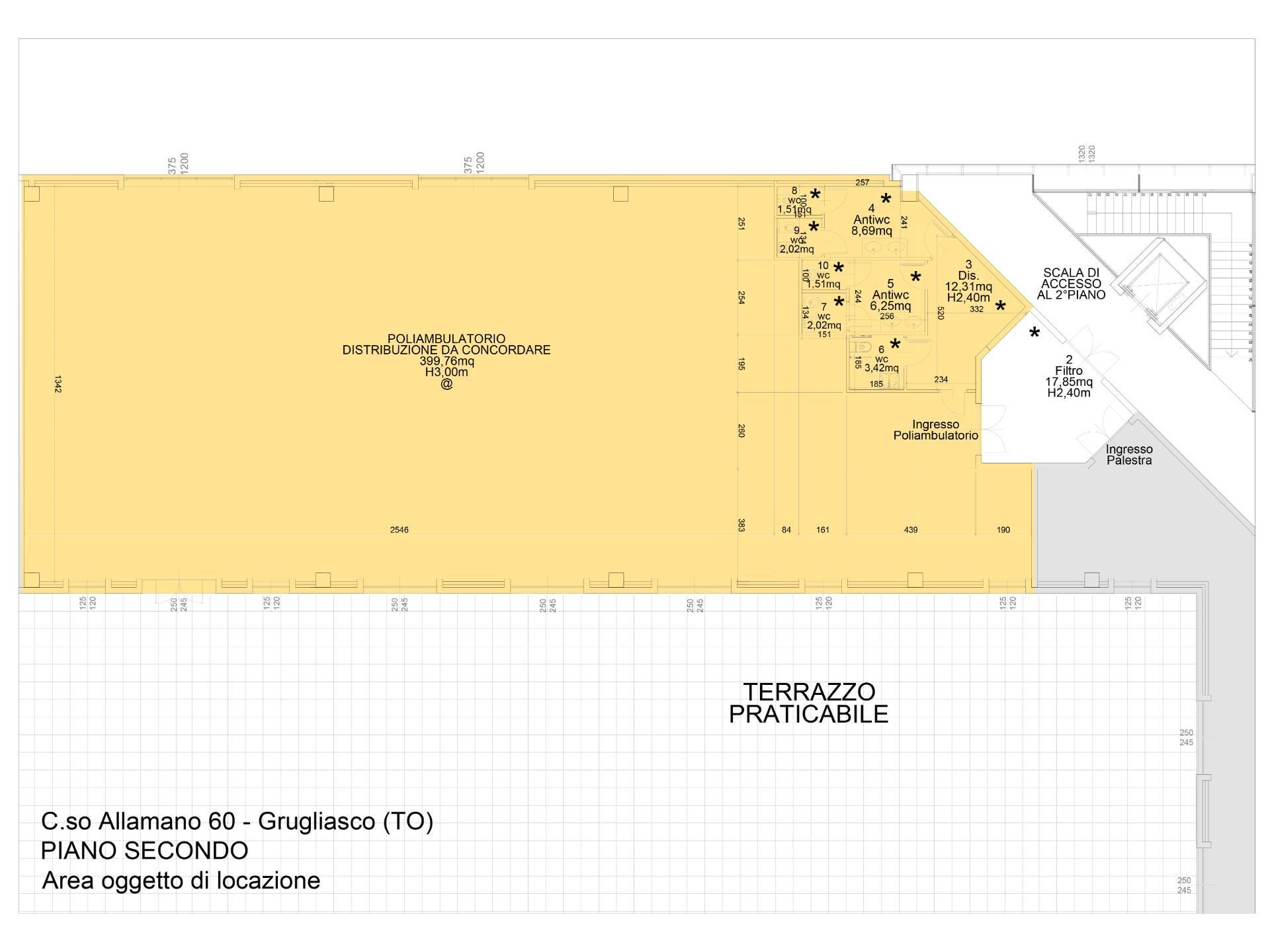 Immagine 11 di Locale commerciale in affitto  in Corso Canonico Giuseppe Allamano 60 a Grugliasco