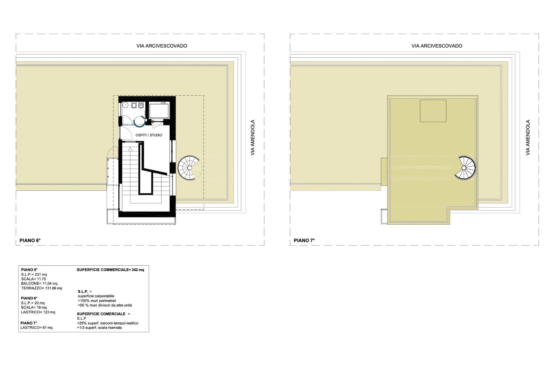 Immagine 51 di Attico in affitto  in Via Dell' Arcivescovado 2 a Torino