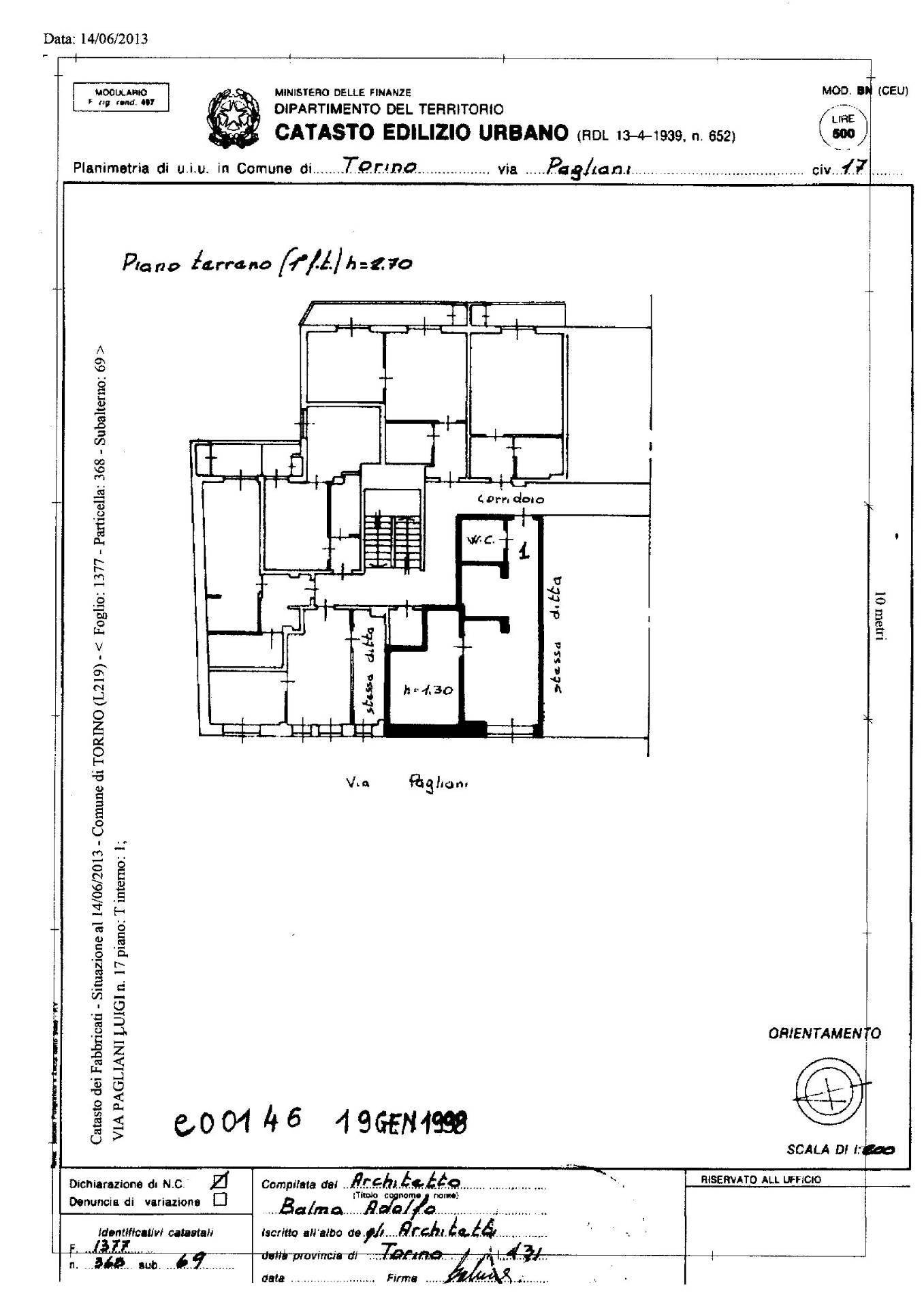 Immagine 18 di Magazzino in vendita  in Via Luigi Pagliani 17 a Torino