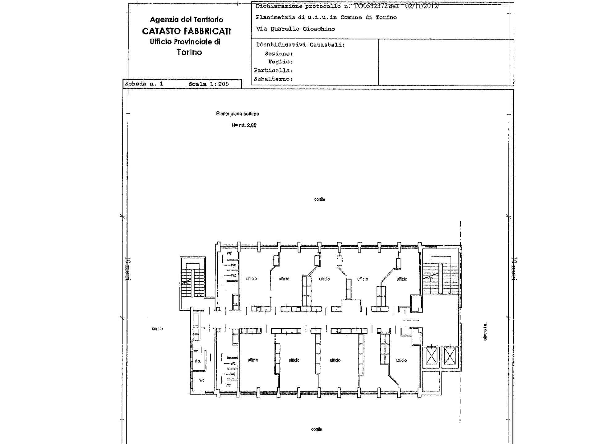 Immagine 12 di Ufficio in affitto  in Via Gioacchino Quarello 19 a Torino