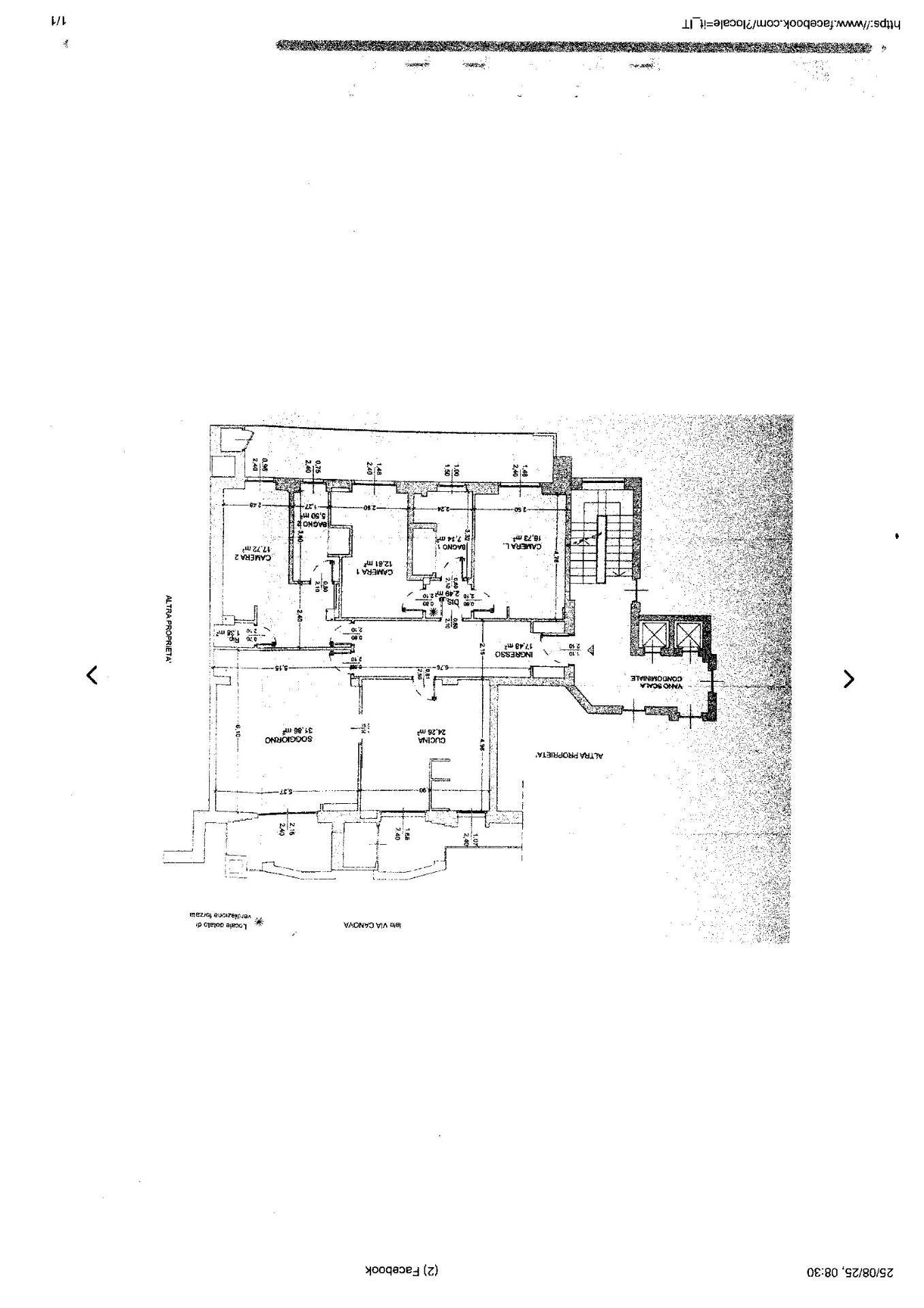 Immagine 49 di Appartamento in vendita  in Via Antonio Canova 47 a Torino