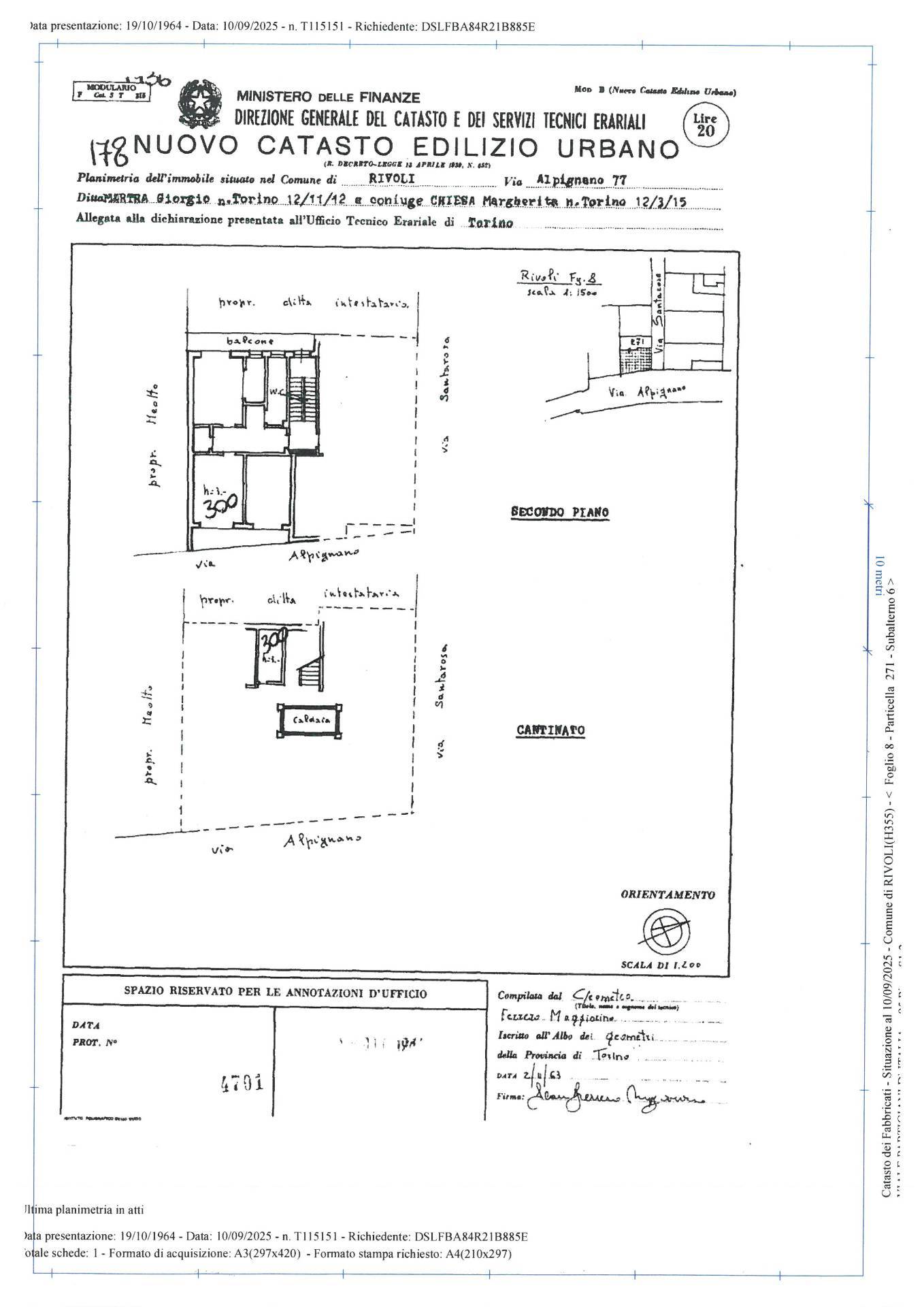 Immagine 29 di Appartamento in vendita  in Viale Partigiani 95 a Rivoli