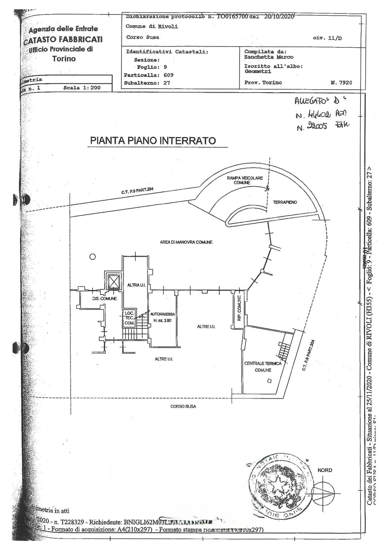 Immagine 52 di Attico in vendita  in Corso Susa 11 a Rivoli