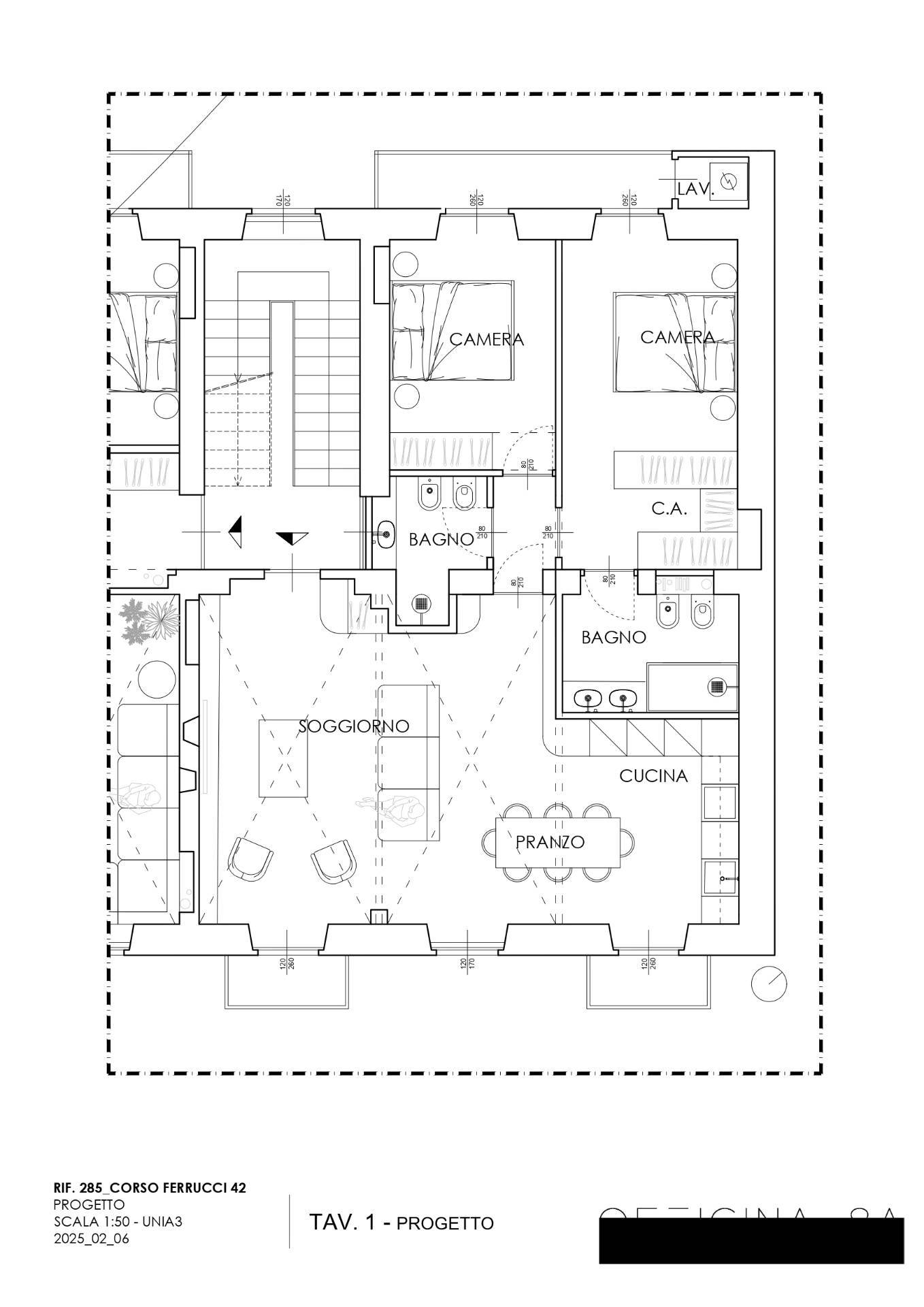 Immagine 23 di Appartamento in vendita  in Corso Ferrucci 42 a Torino
