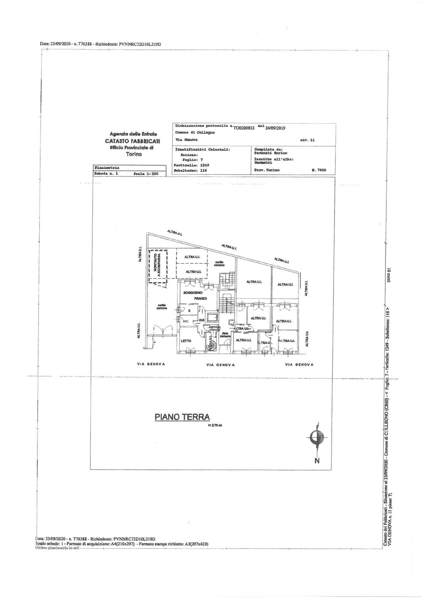 Immagine 36 di Appartamento in vendita  in Via Genova 11 a Collegno