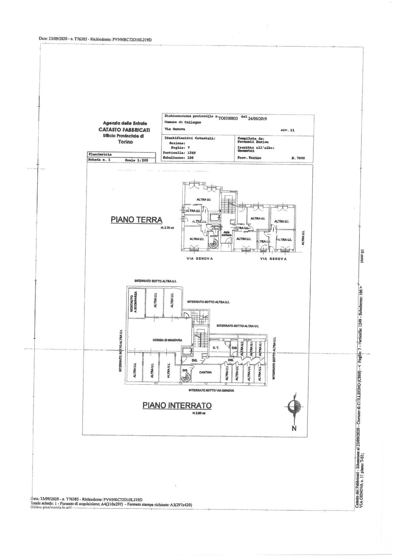 Immagine 37 di Appartamento in vendita  in Via Genova 11 a Collegno