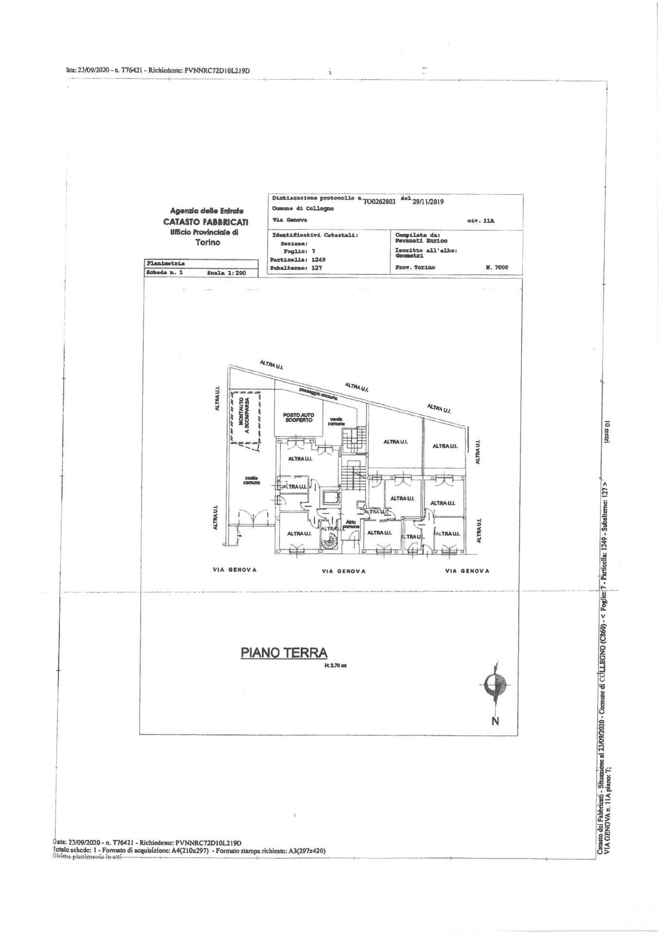 Immagine 38 di Appartamento in vendita  in Via Genova 11 a Collegno