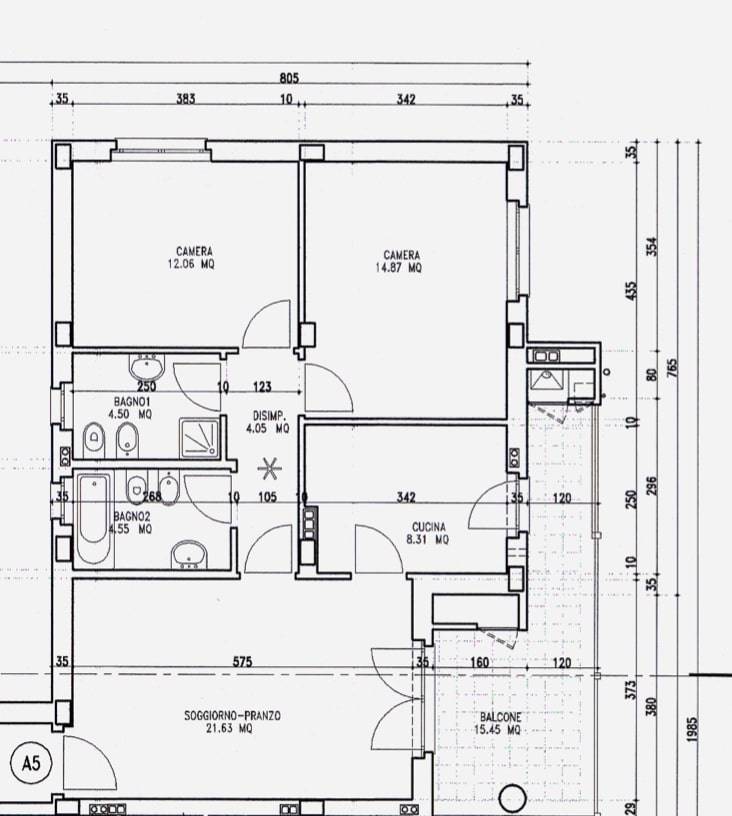 Immagine 28 di Appartamento in vendita  in via Paolo Veronese 50 a Torino