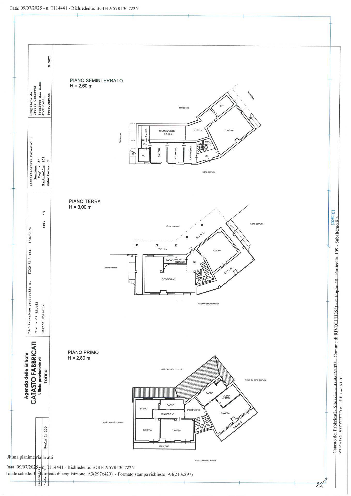 Immagine 112 di Villa in vendita  in Strada Pozzetto 13 a Rivoli