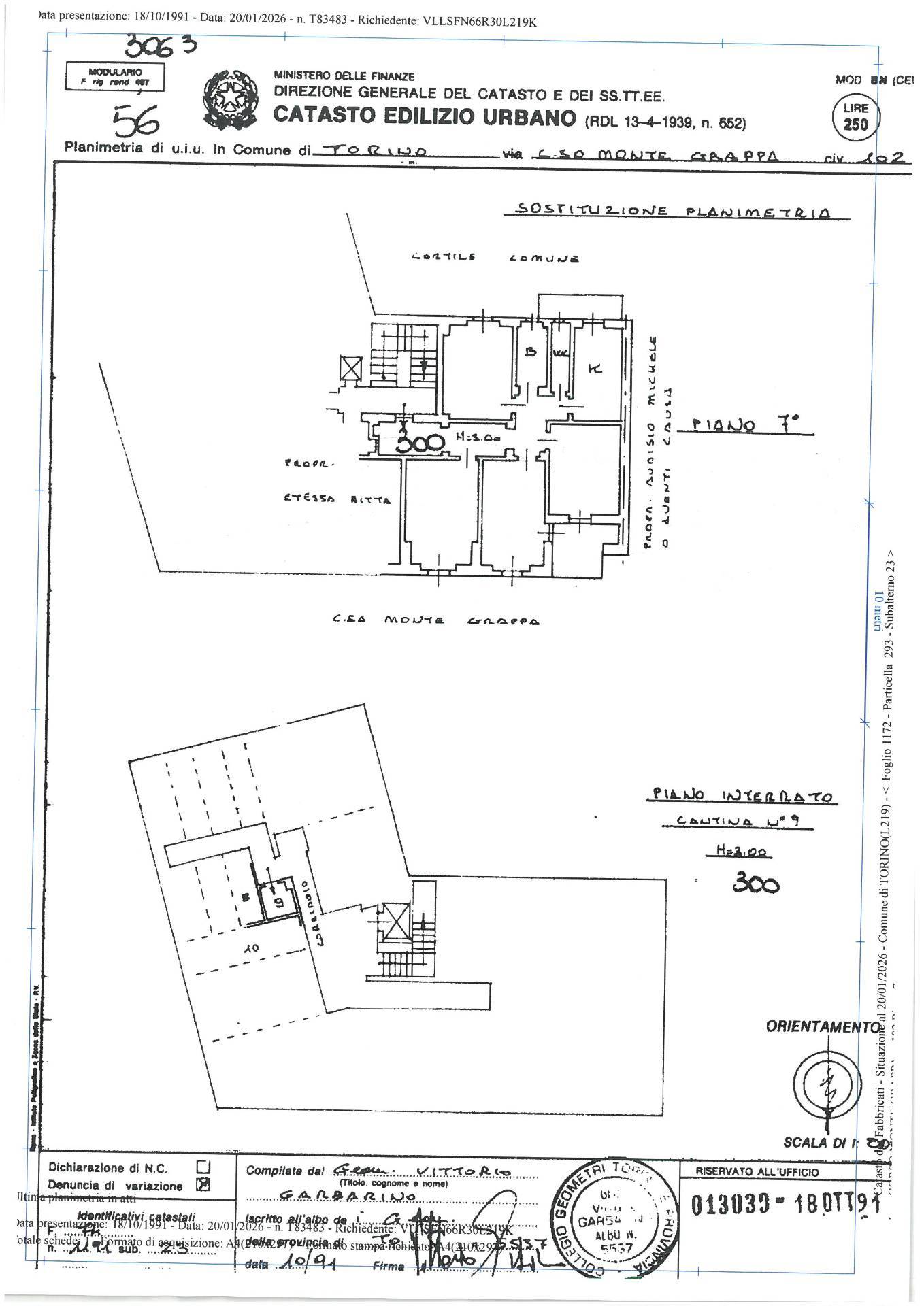 Immagine 43 di Appartamento in vendita  in Corso Monte Grappa 102 a Torino