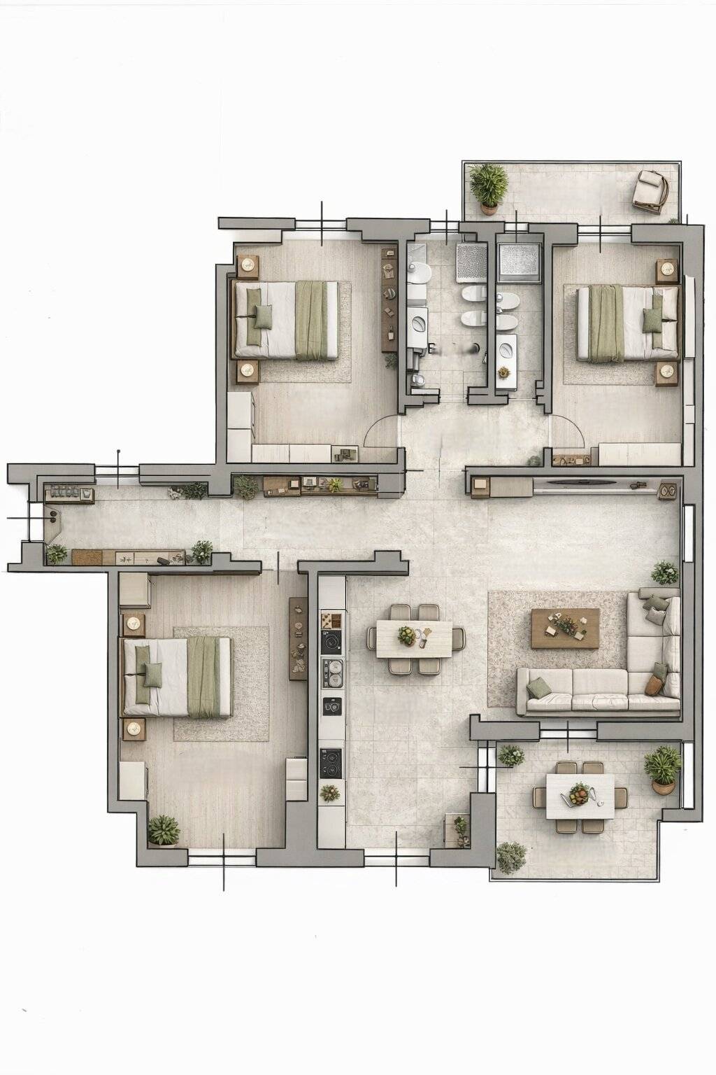 Immagine 44 di Appartamento in vendita  in Corso Monte Grappa 102 a Torino