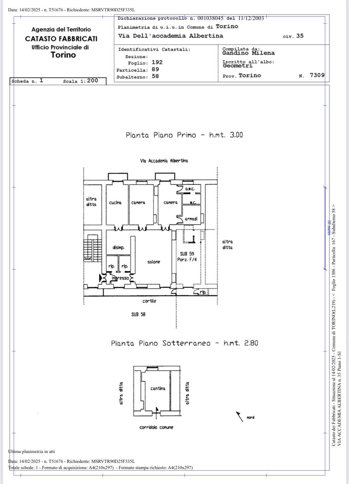 Immagine 74 di Appartamento in vendita  in Via Accademia Albertina 35 a Torino