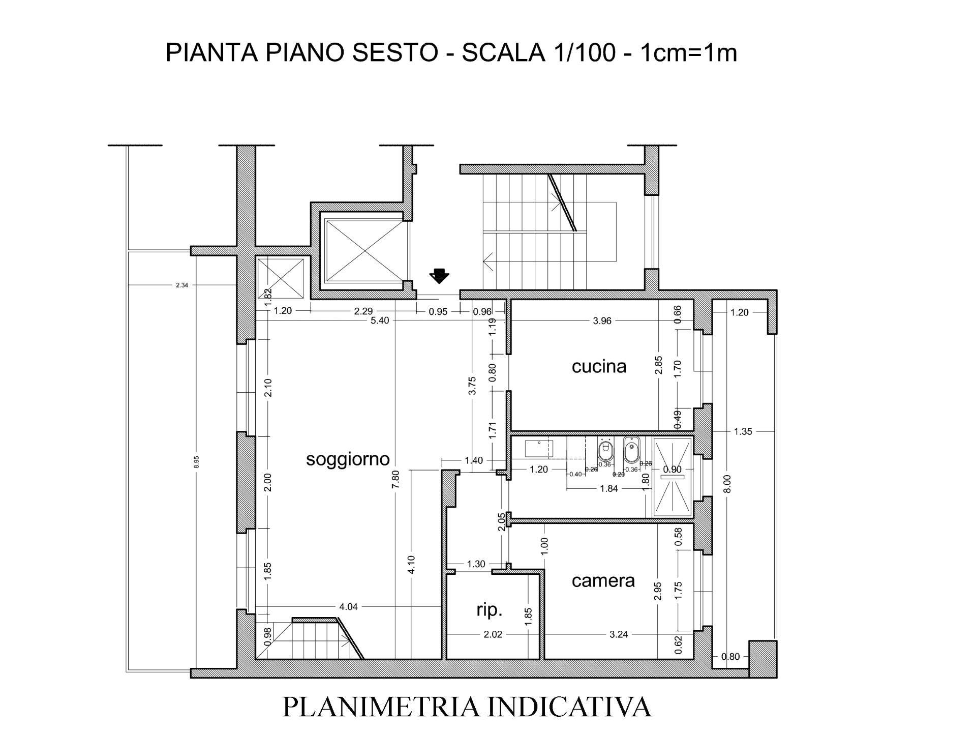 Immagine 10 di Attico in affitto  in Via Bassano a Torino