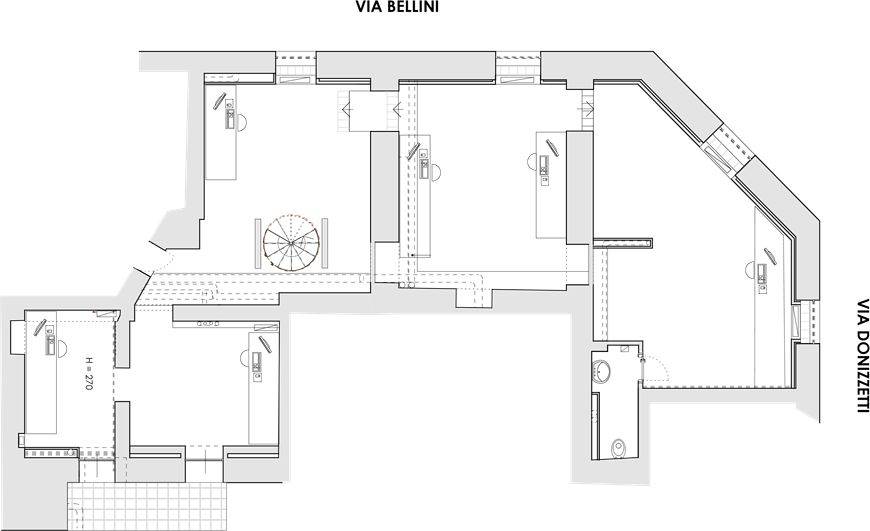 Immagine 7 di Ufficio in affitto  in Via Gaetano Donizetti 36 a Milano