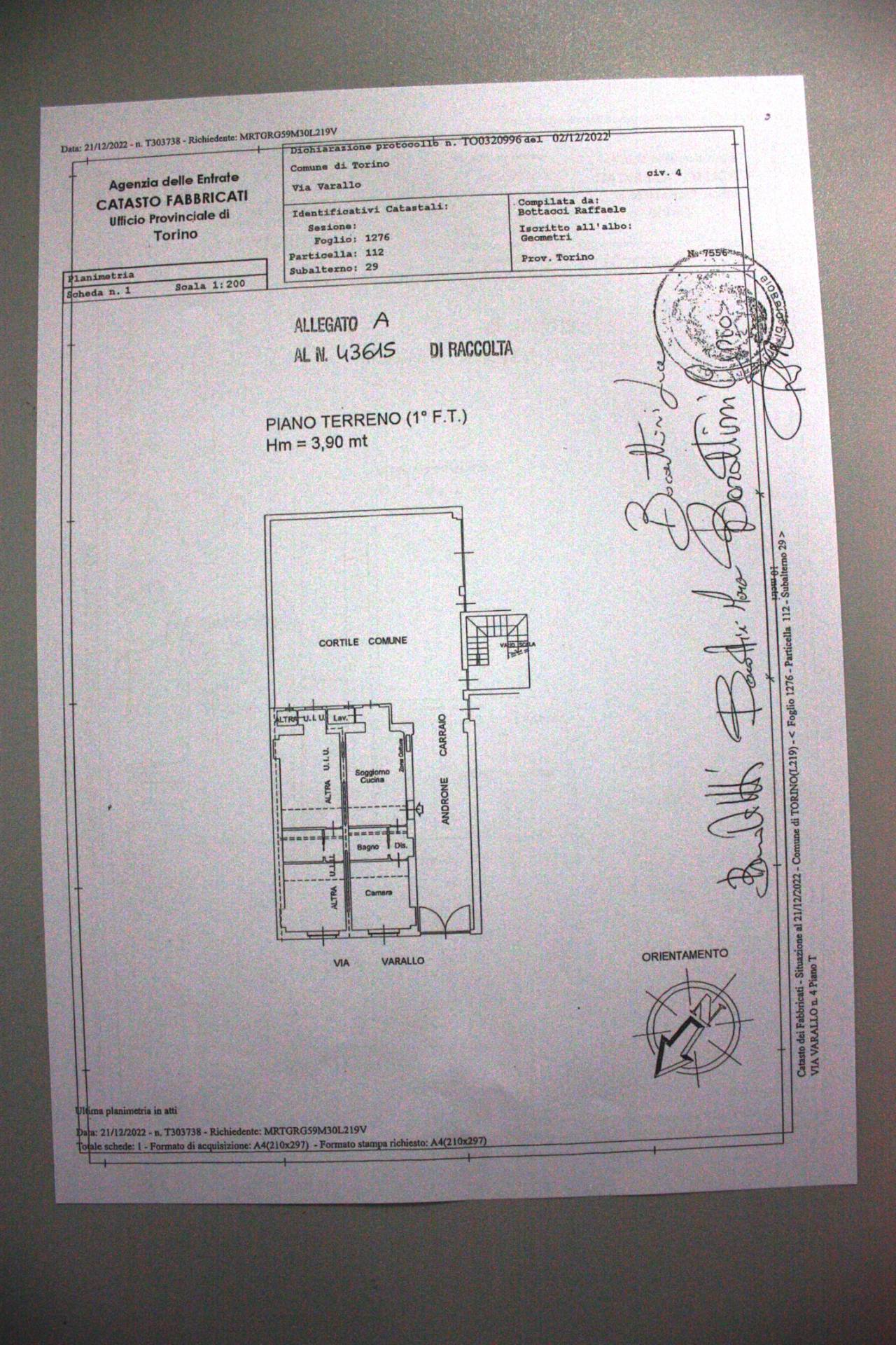 Immagine 31 di Loft/Open space in vendita  in Via Varallo 4 a Torino