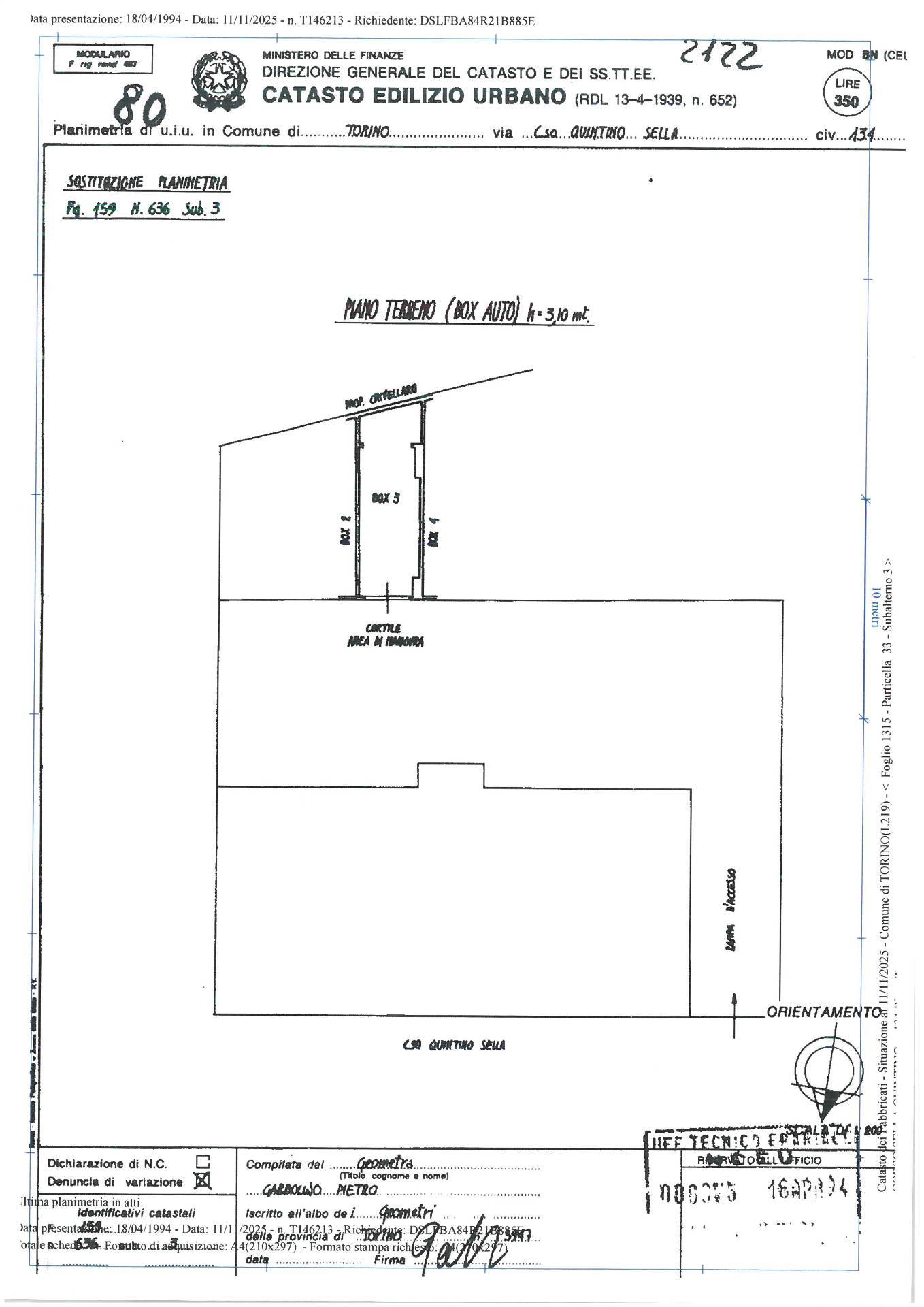Immagine 50 di Appartamento in vendita  in Corso Quintino Sella 134 a Torino