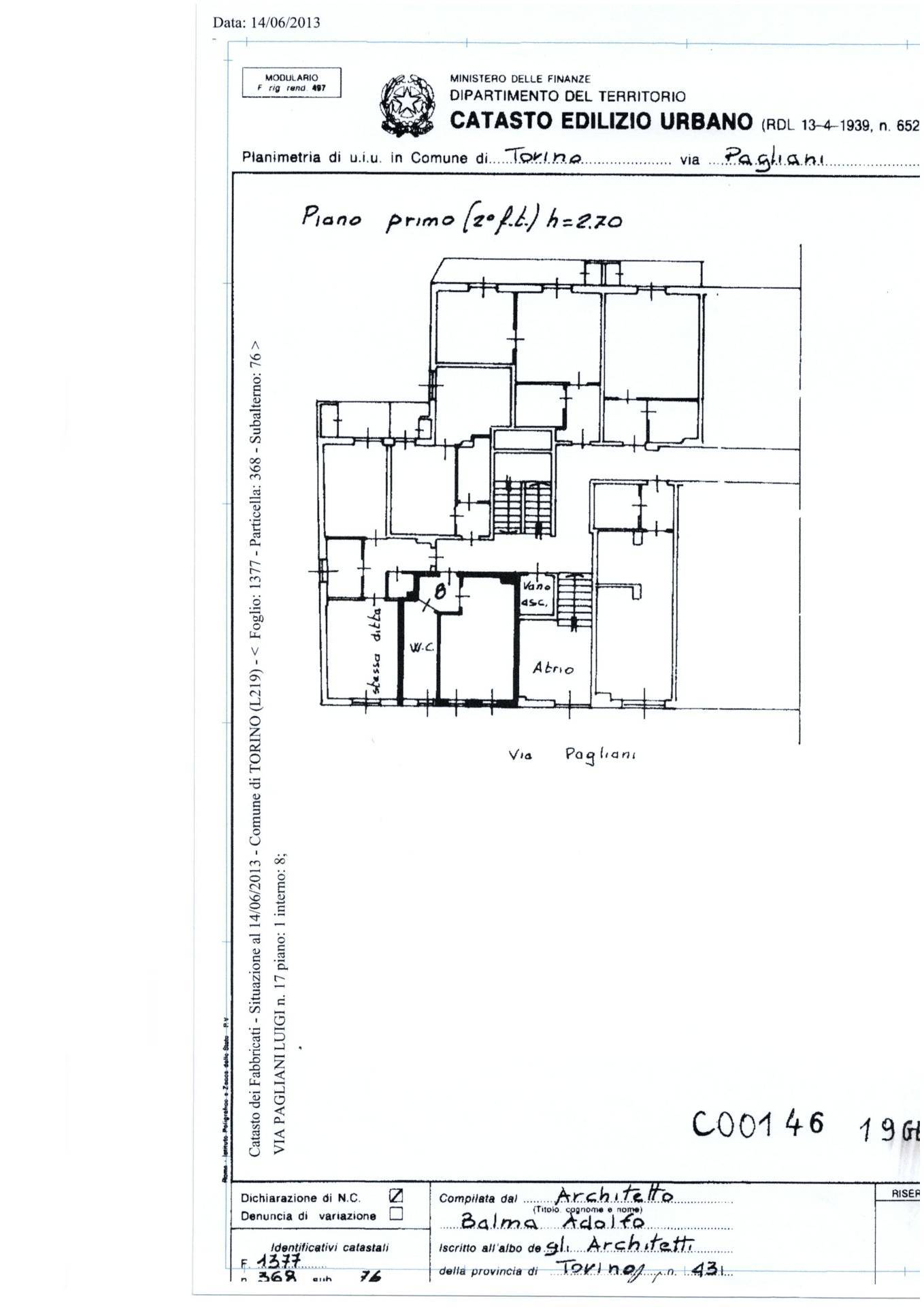 Immagine 18 di Appartamento in affitto  in Via Luigi Pagliani 17 a Torino