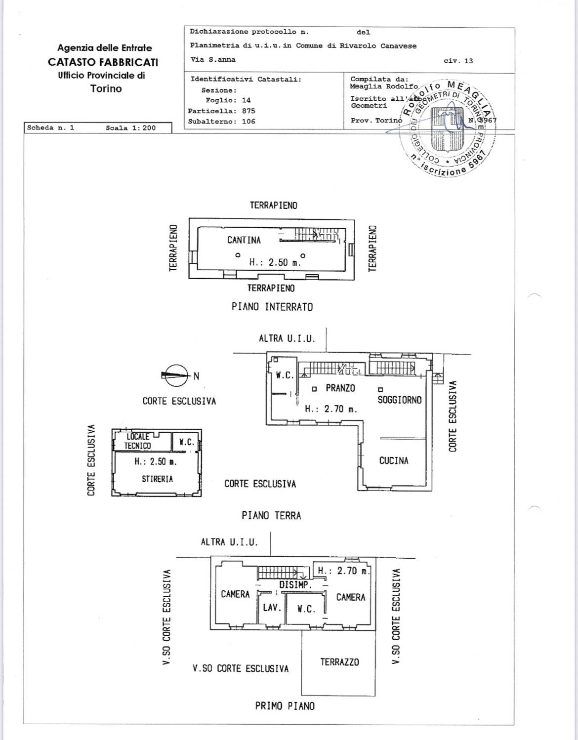 Immagine 38 di Villa in vendita  in Via Sant'Anna 13 a Rivarolo Canavese