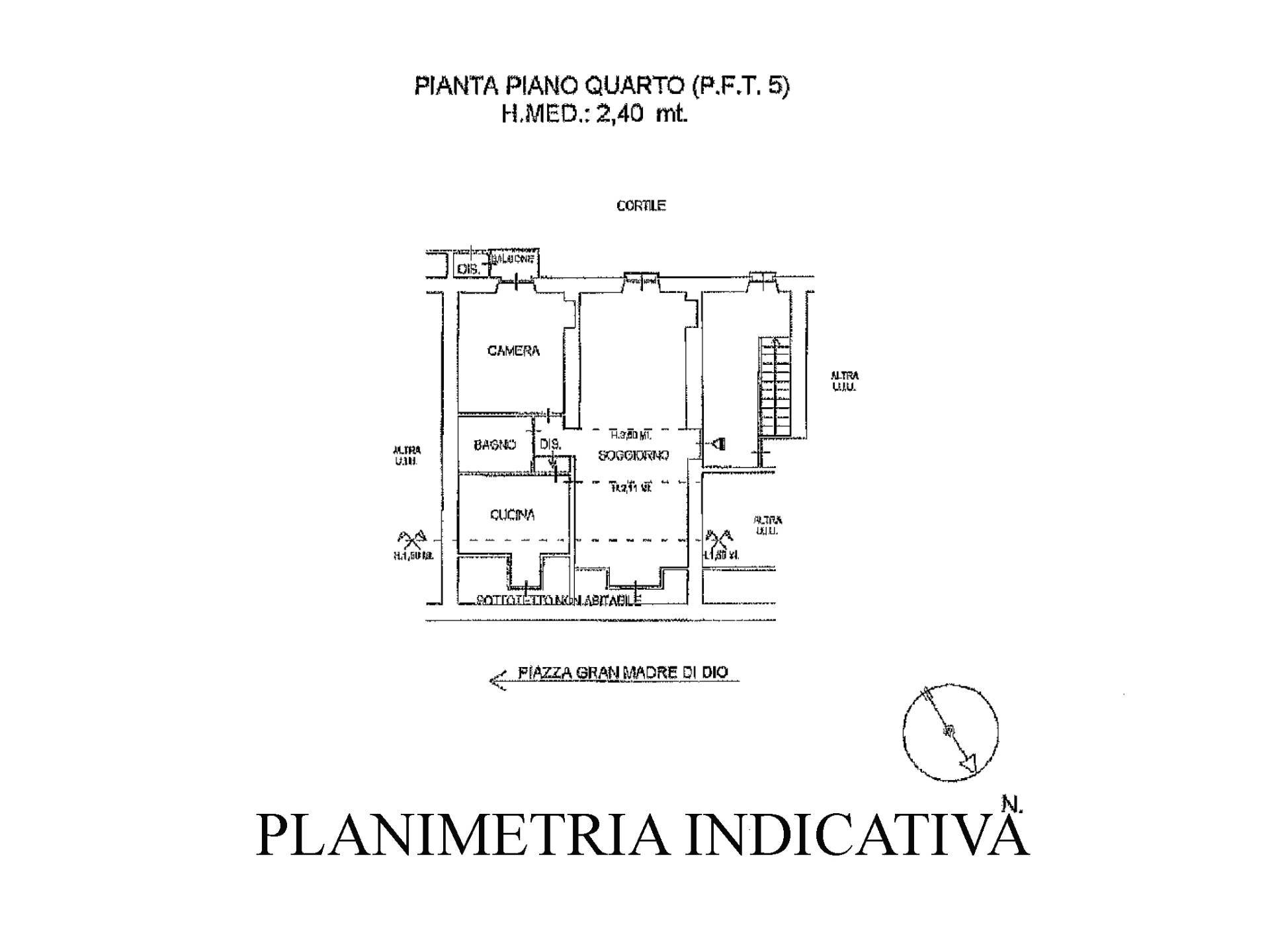 Immagine 21 di Appartamento in affitto  in Piazza Gran Madre Di Dio a Torino