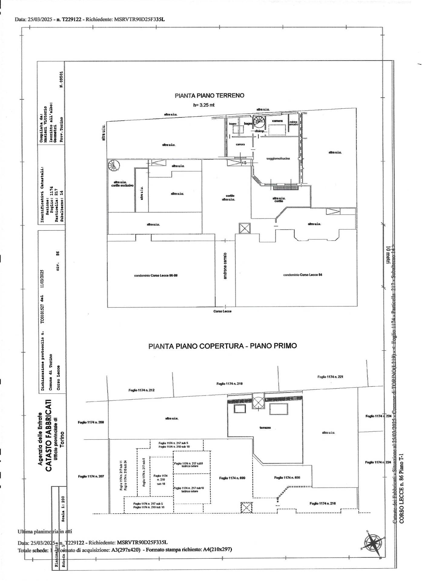 Immagine 19 di Loft/Open space in vendita  in Corso Lecce 86 a Torino