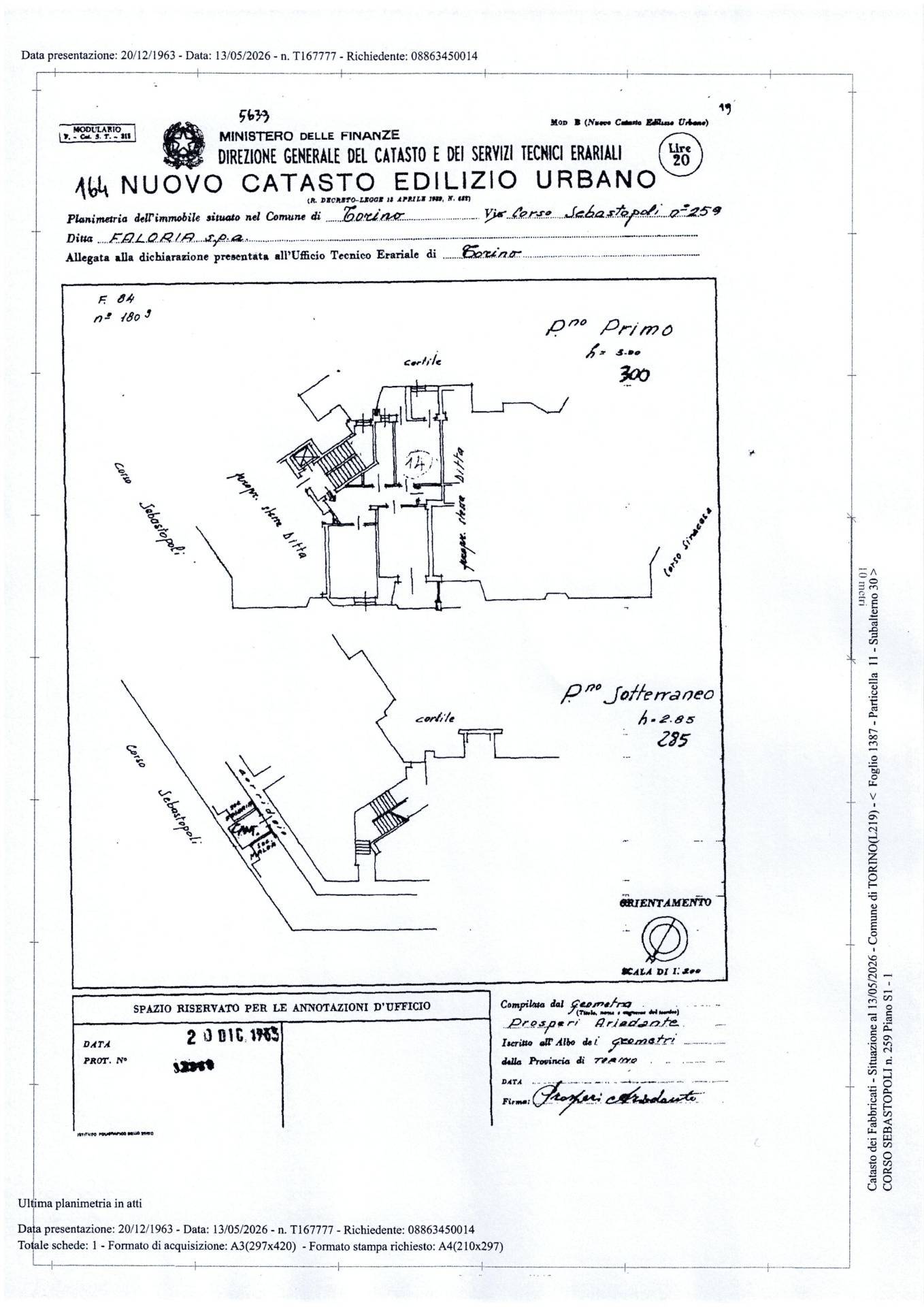 Immagine 32 di Appartamento in vendita  in Corso Sebastopoli 259 a Torino