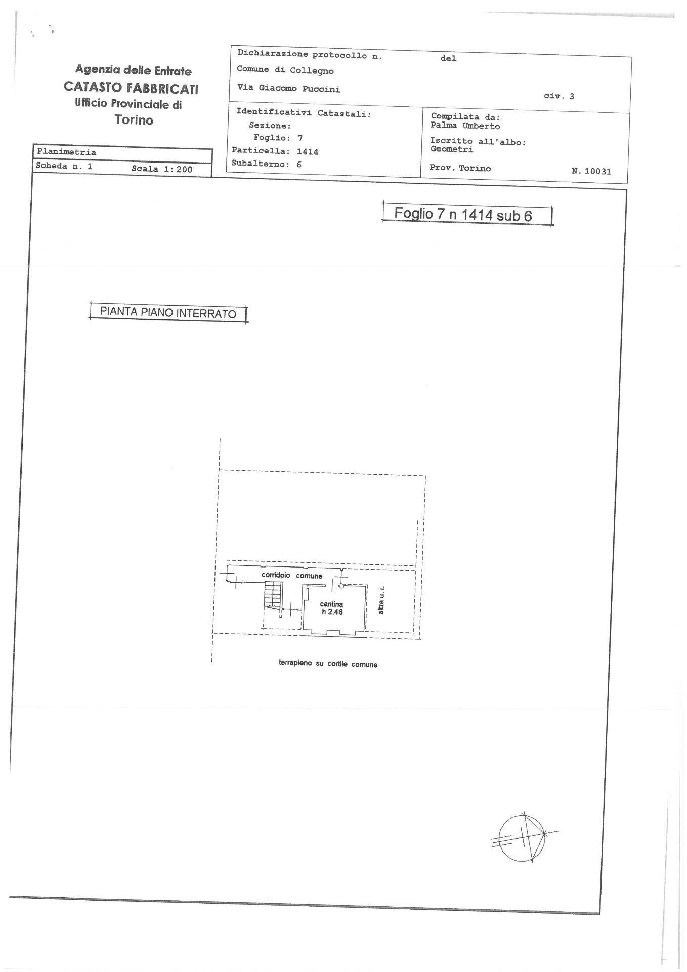 Immagine 39 di Appartamento in vendita  in Via Puccini 3 a Collegno