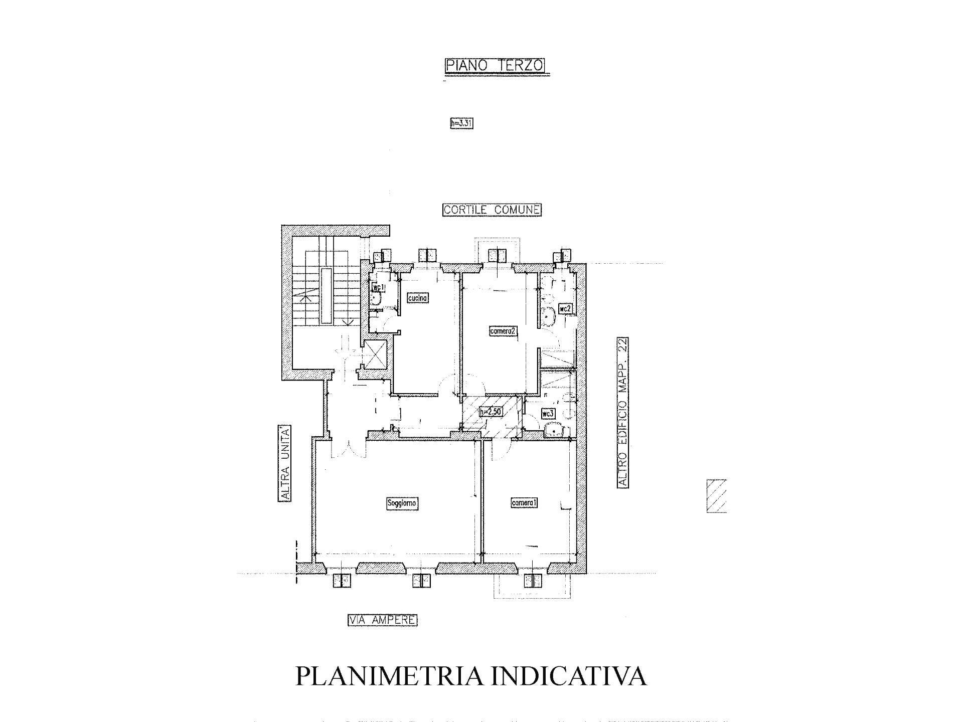 Immagine 28 di Appartamento in affitto  in Via Andrea Maria Ampere a Milano