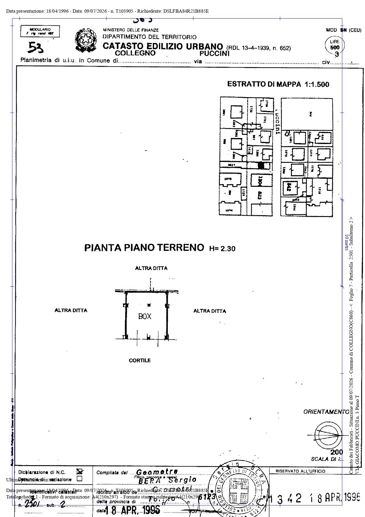 Immagine 39 di Appartamento in vendita  in Via Puccini 3 a Collegno