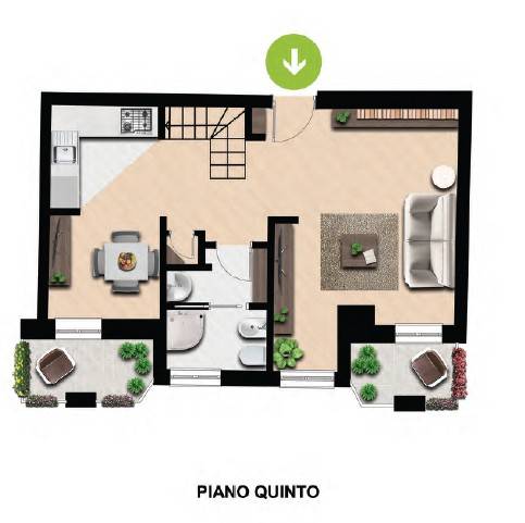 Immagine 28 di Appartamento in vendita  in Corso Unione Sovietica 252 Bis/12 a Torino