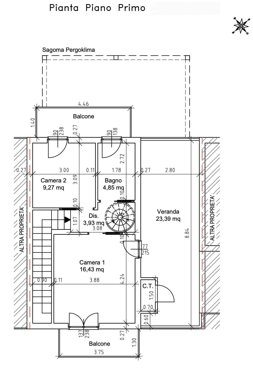 Immagine 48 di Villetta a schiera in vendita  in via Fratelli Bandiera 22 a Almese