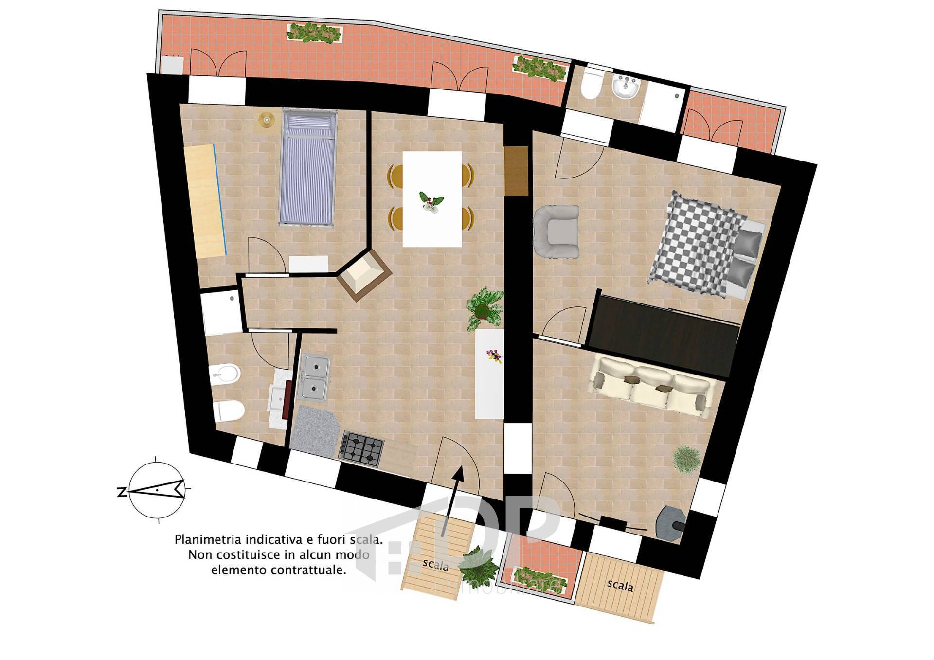 Immagine 47 di Appartamento in vendita  in Via del Plebiscito 47 a Palombara Sabina