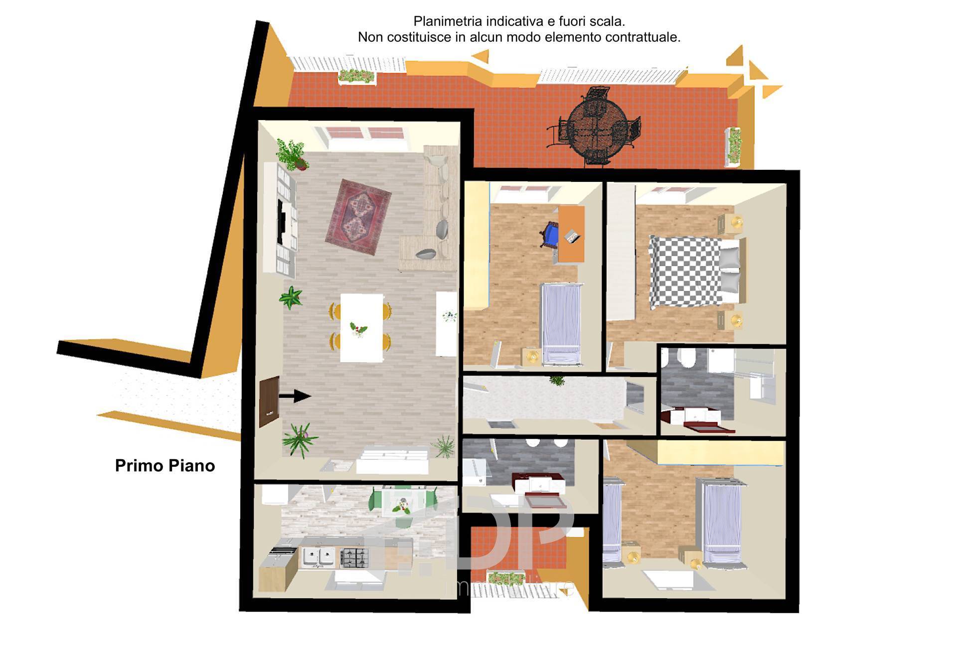 Immagine 65 di Appartamento in vendita  in Largo Salvo D'Acquisto 3 a Palombara Sabina