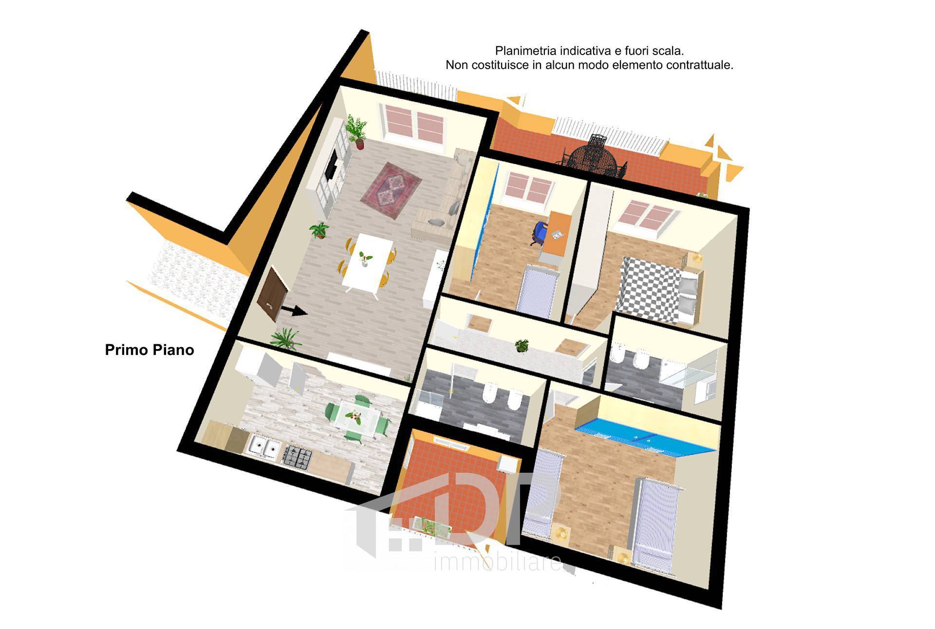 Immagine 66 di Appartamento in vendita  in Largo Salvo D'Acquisto 3 a Palombara Sabina