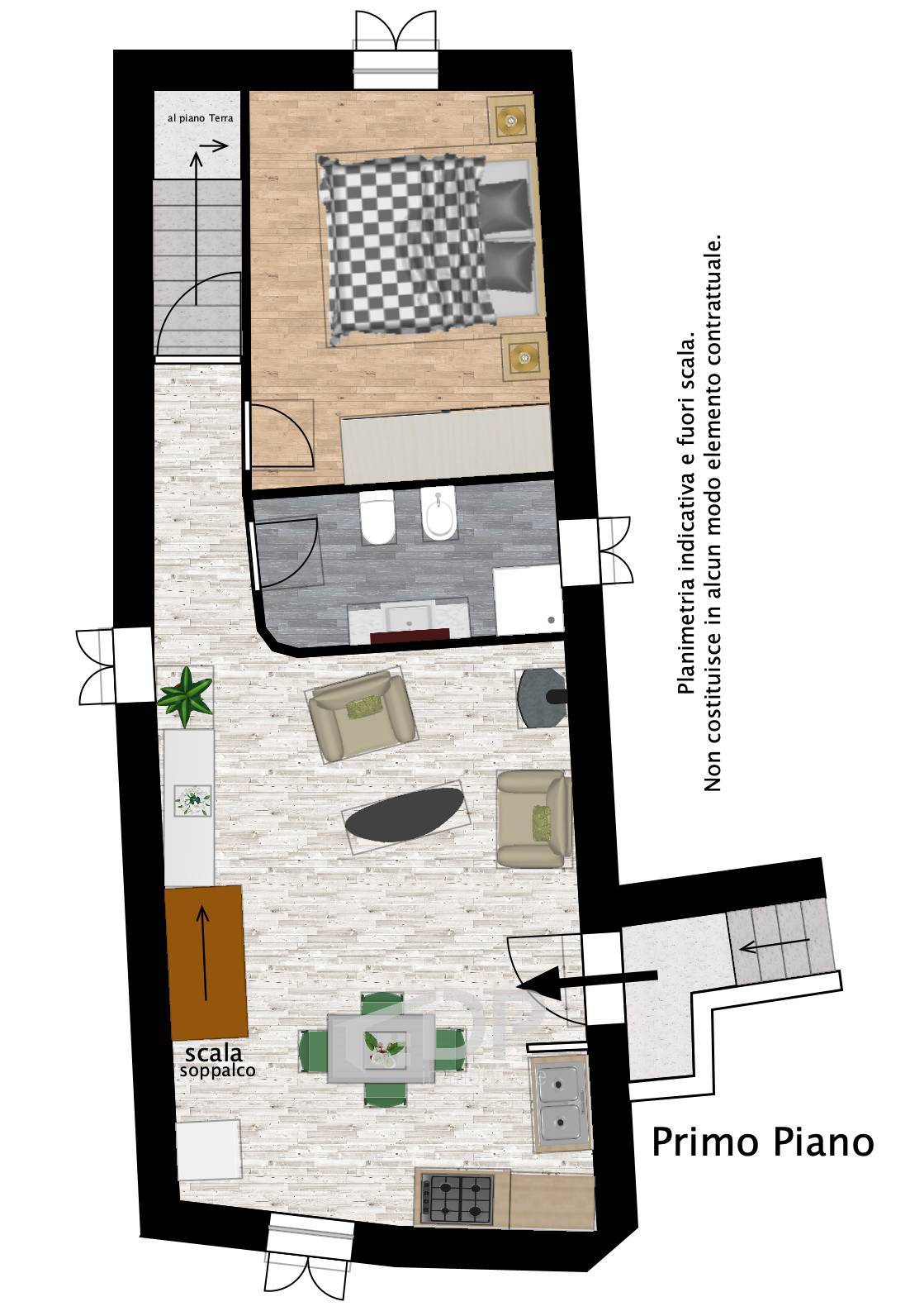 Immagine 43 di Appartamento in vendita  in Via dell'Orologio 12 a Casape