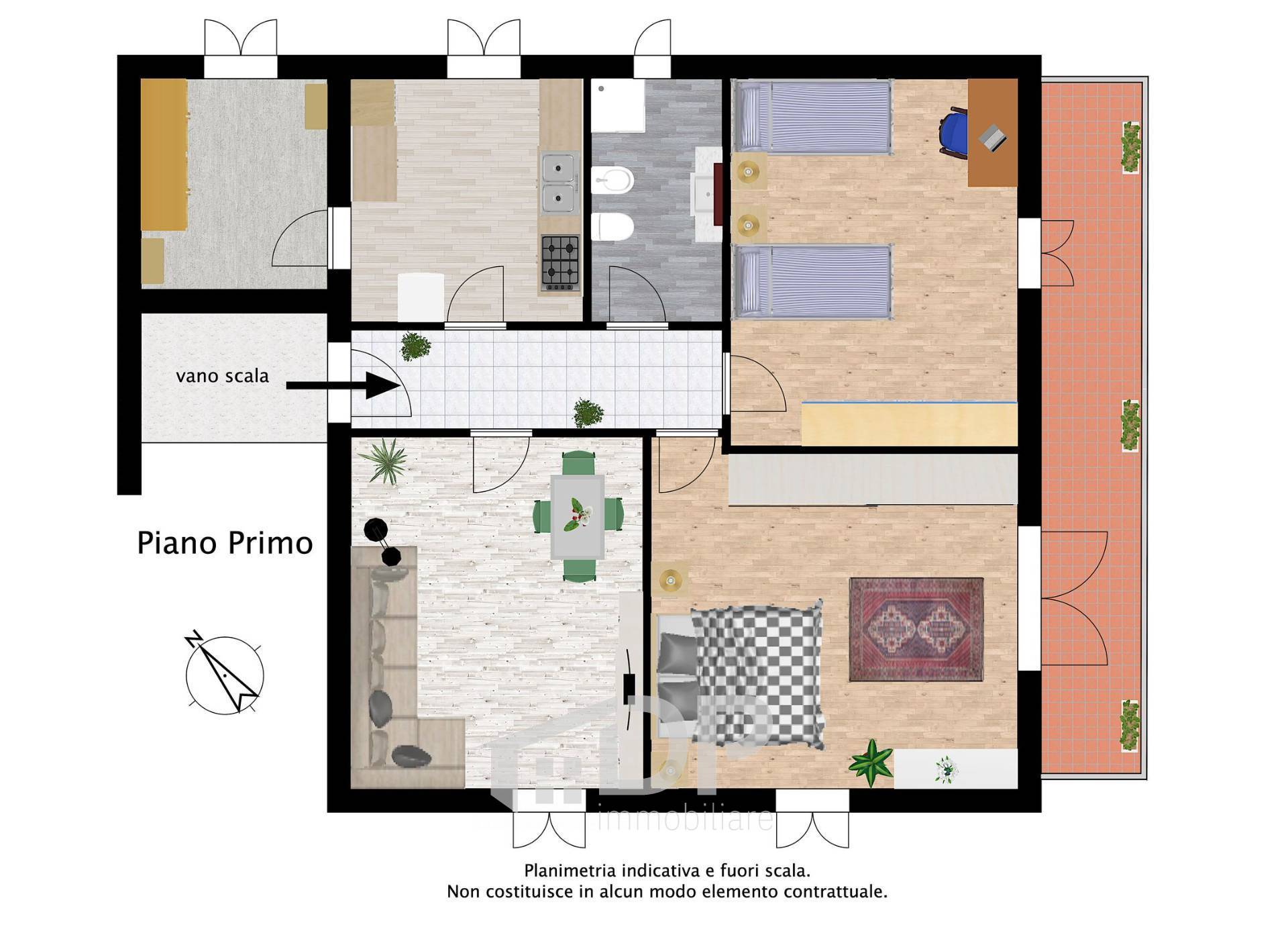 Immagine 45 di Appartamento in vendita  in Viale Eusebio Possenti 2 a Palombara Sabina