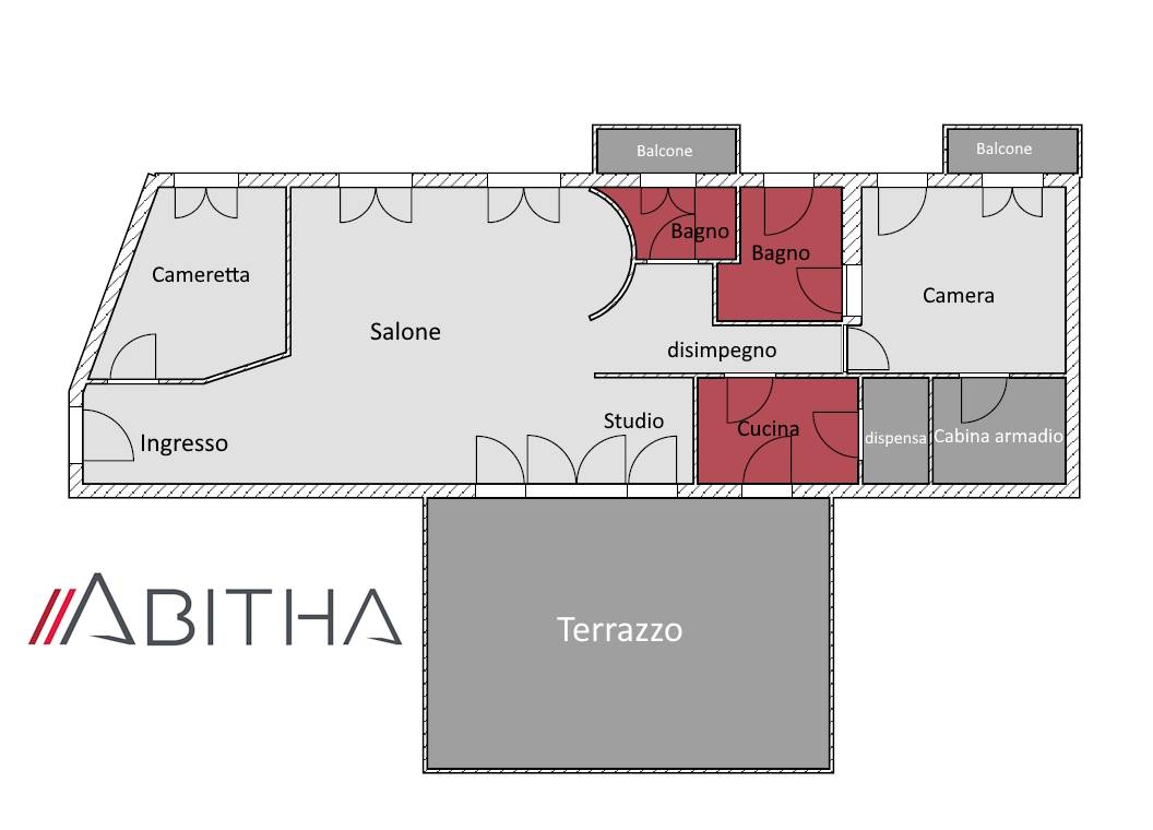 Immagine 40 di Attico in affitto  in Illiria a Roma