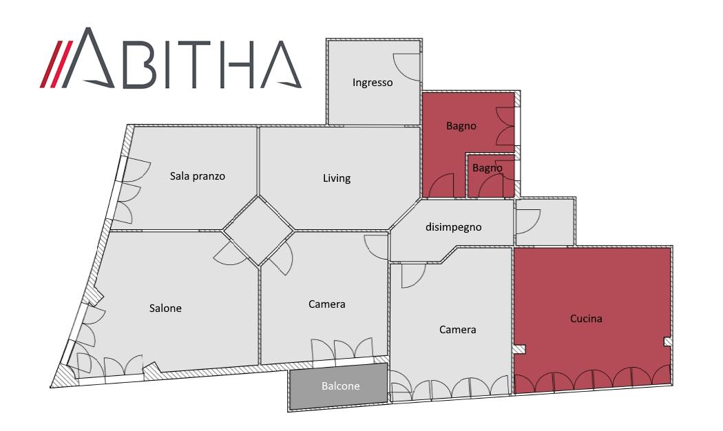 Immagine 39 di Appartamento in vendita  in Via Antonio Gramsci a Roma